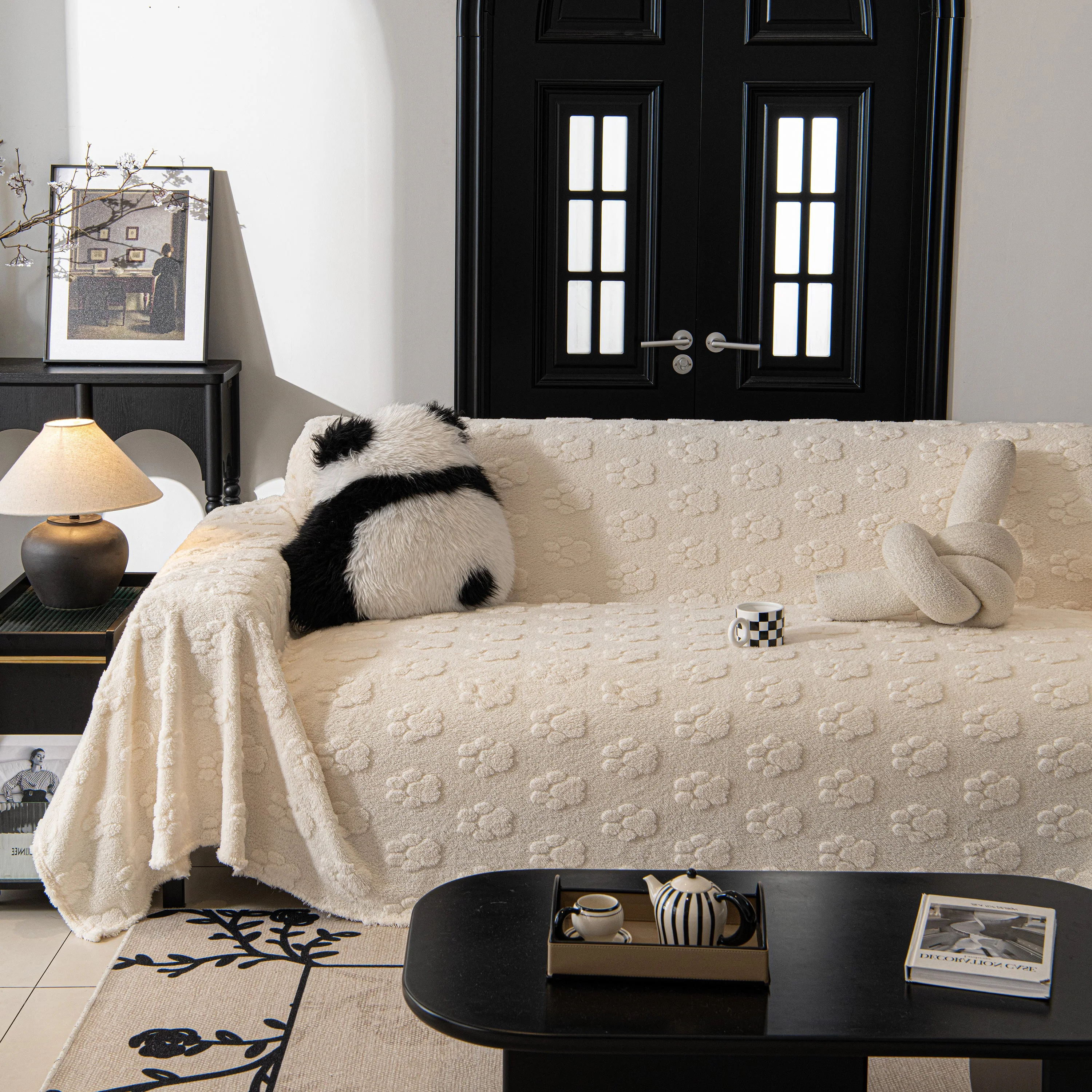 Plush Jacquard Blankets for The Sofa Soft Slipcover Sectional Cover Throws for Sofas - Image 22