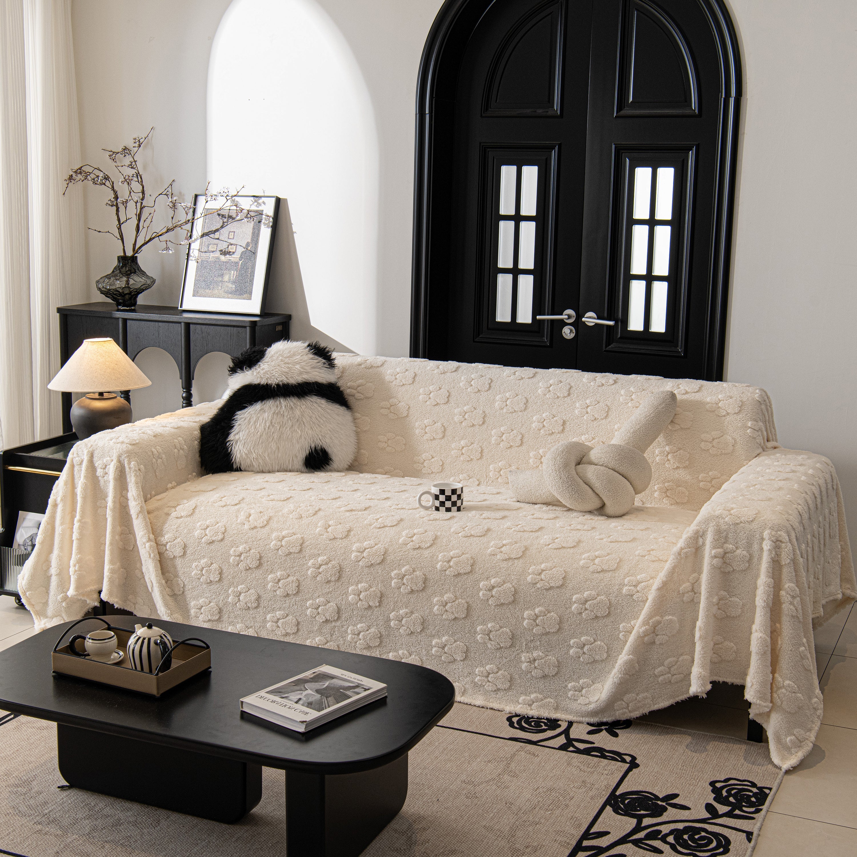 Plush Jacquard Blankets for The Sofa Soft Slipcover Sectional Cover Throws for Sofas - Image 23