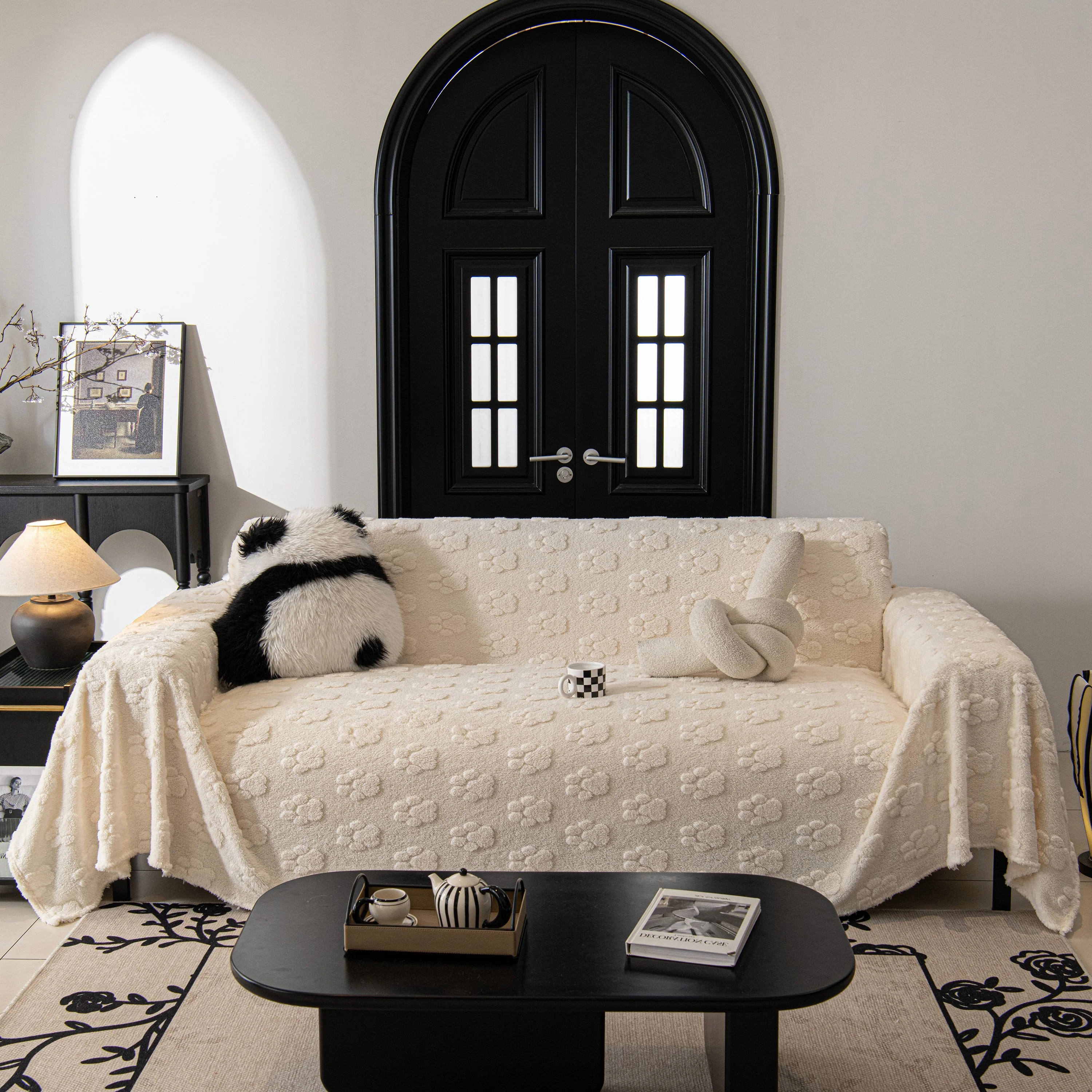 Plush Jacquard Blankets for The Sofa Soft Slipcover Sectional Cover Throws for Sofas - Image 24