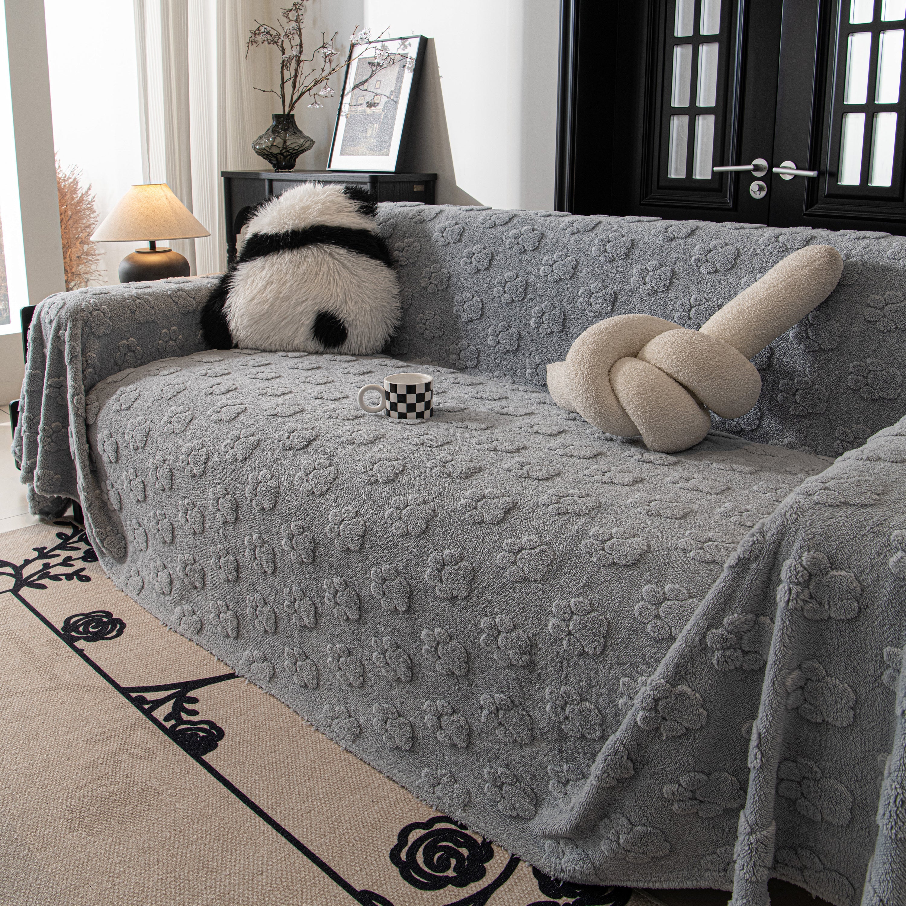 Plush Jacquard Blankets for The Sofa Soft Slipcover Sectional Cover Throws for Sofas - Image 26