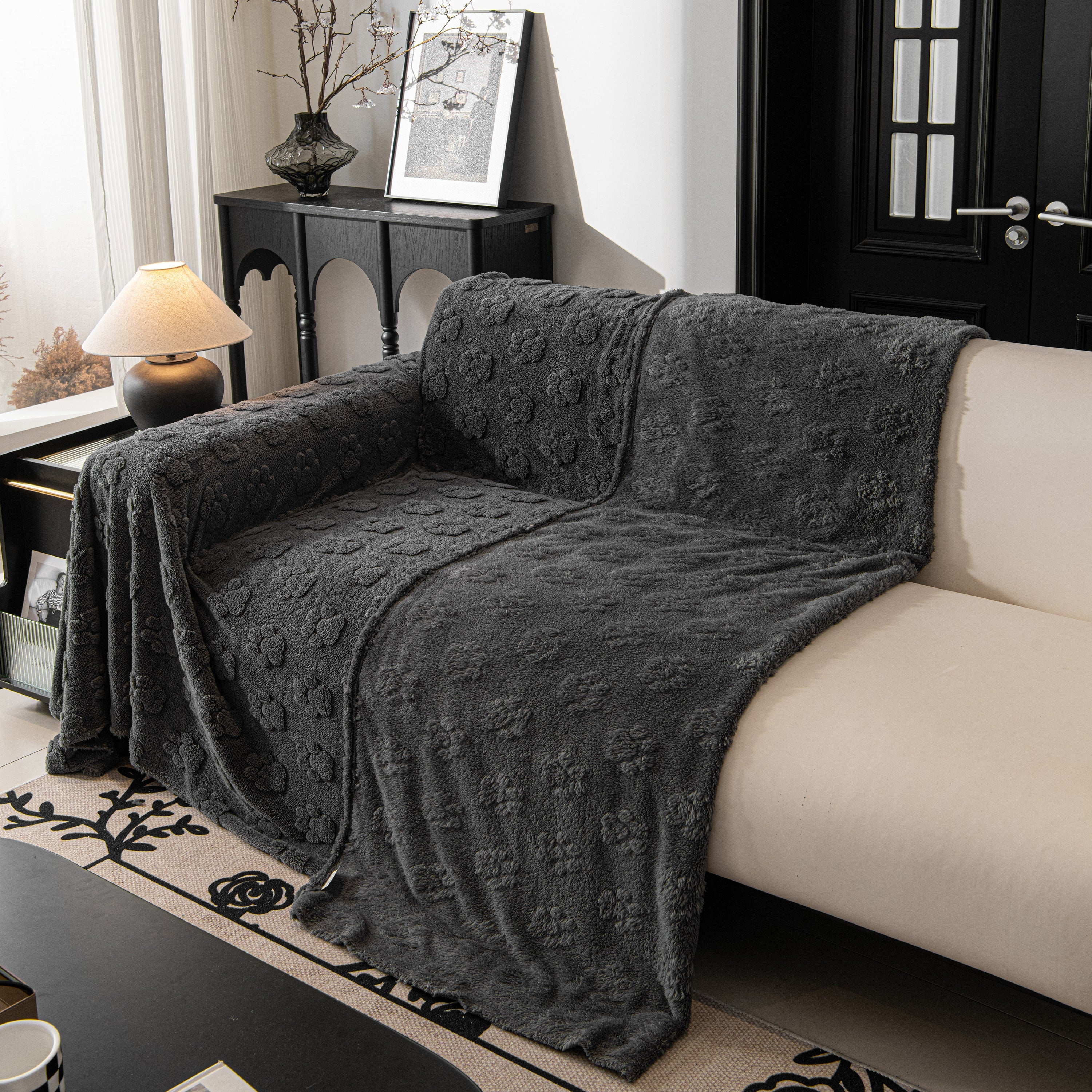 Plush Jacquard Blankets for The Sofa Soft Slipcover Sectional Cover Throws for Sofas - Image 33
