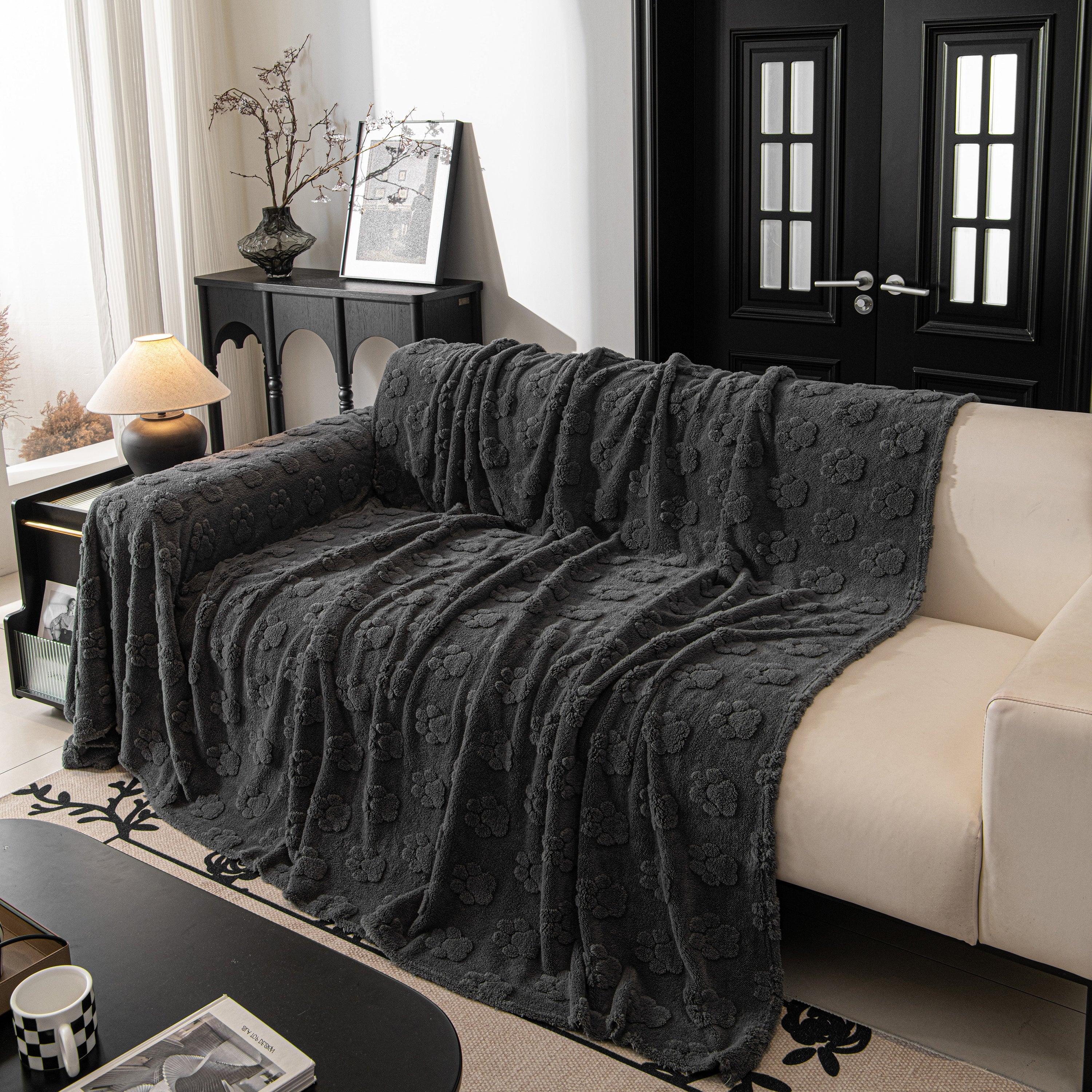 Plush Jacquard Blankets for The Sofa Soft Slipcover Sectional Cover Throws for Sofas - Image 34