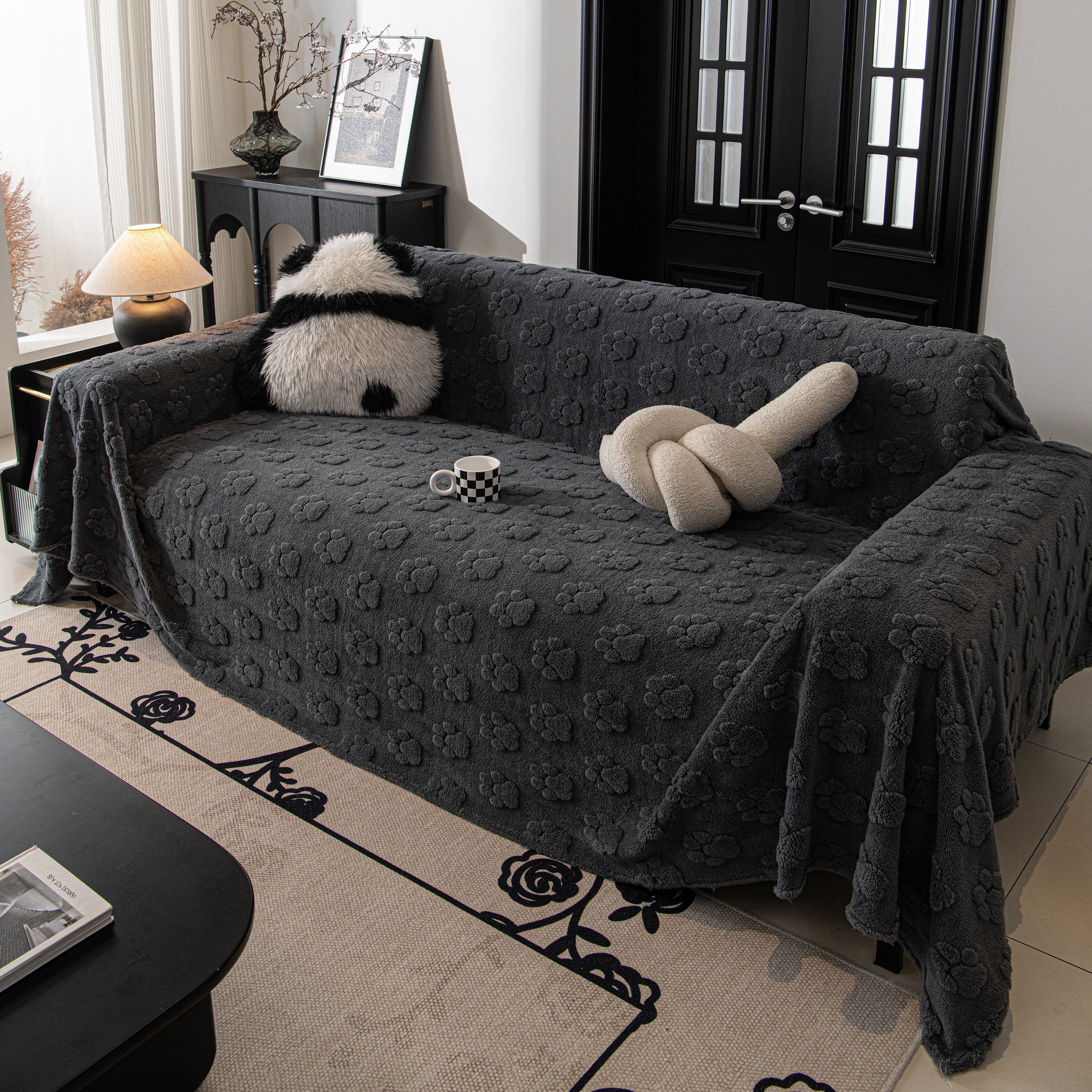 Plush Jacquard Blankets for The Sofa Soft Slipcover Sectional Cover Throws for Sofas - Image 39