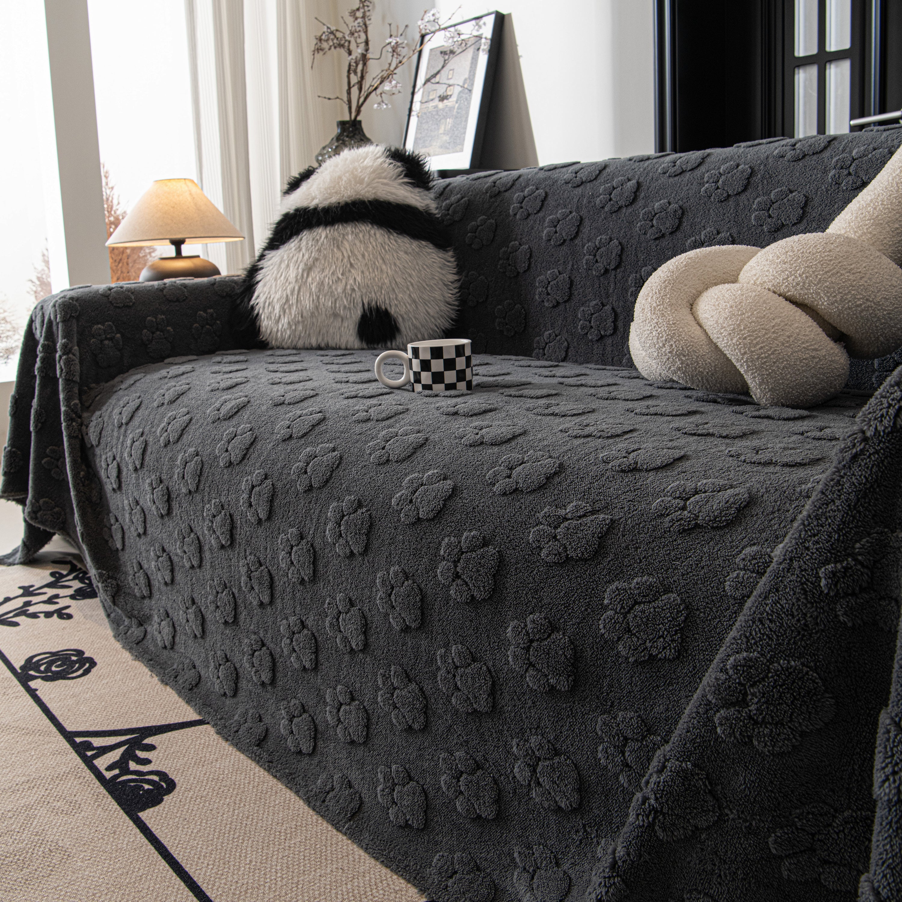 Plush Jacquard Blankets for The Sofa Soft Slipcover Sectional Cover Throws for Sofas - Image 40