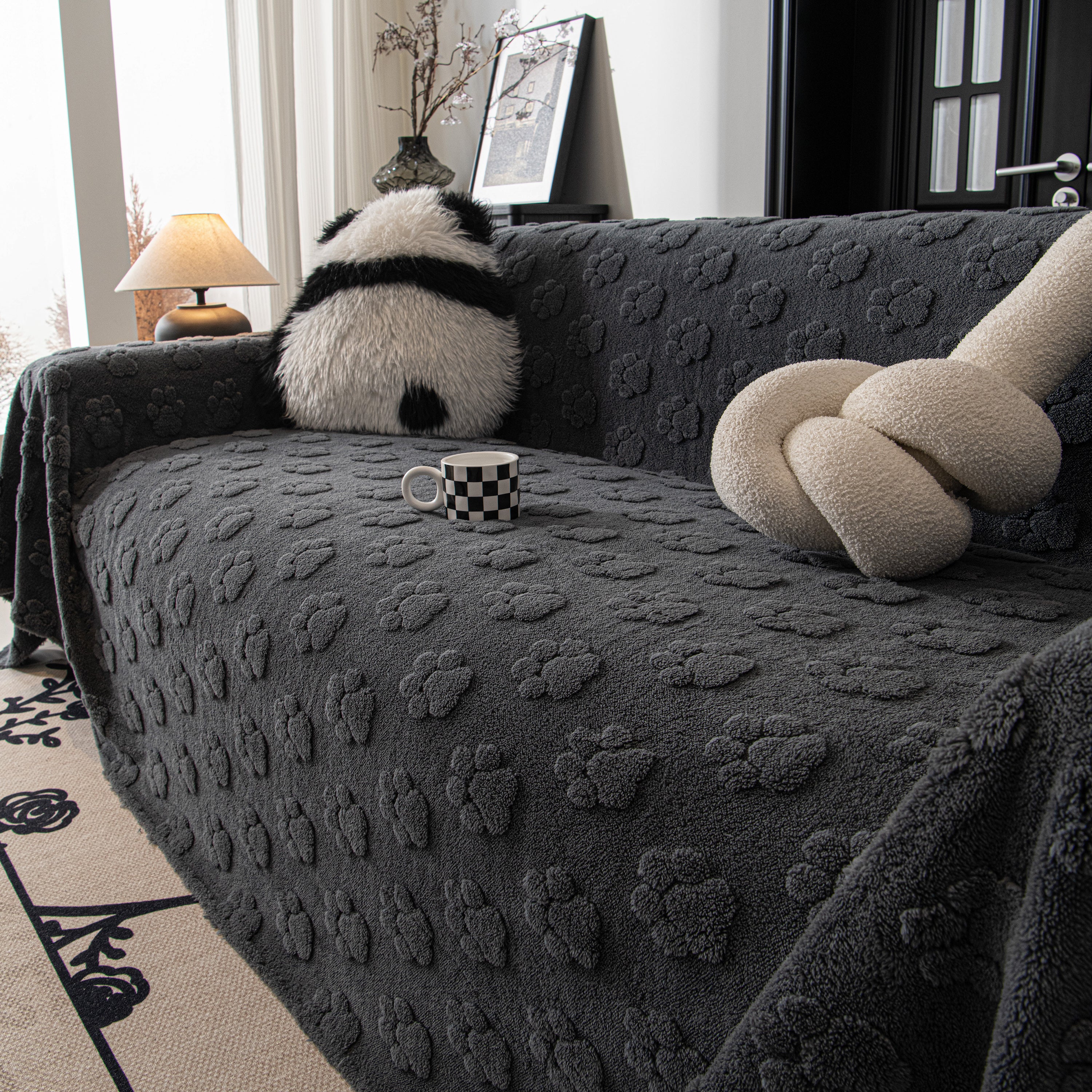 Plush Jacquard Blankets for The Sofa Soft Slipcover Sectional Cover Throws for Sofas - Image 41