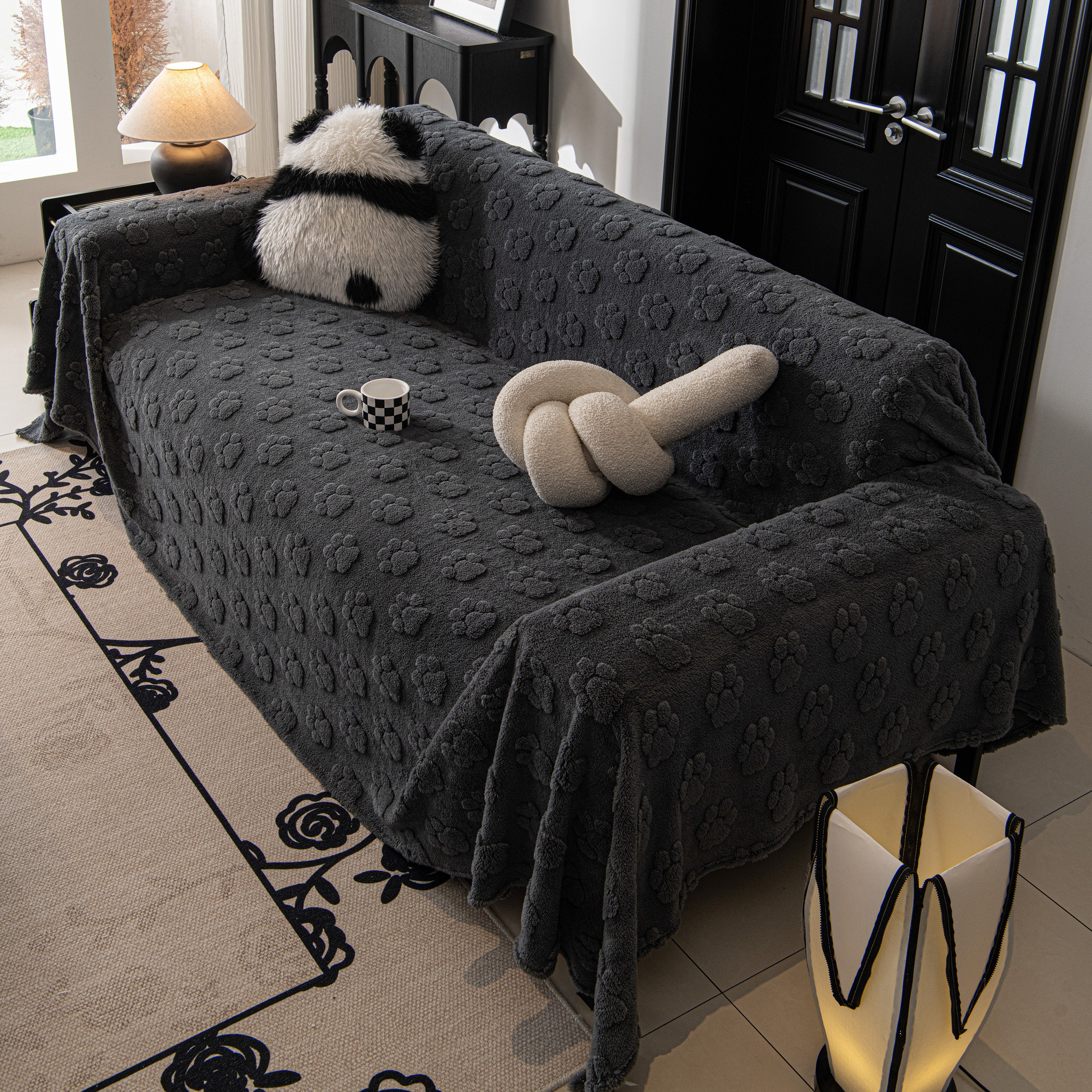 Plush Jacquard Blankets for The Sofa Soft Slipcover Sectional Cover Throws for Sofas - Image 42