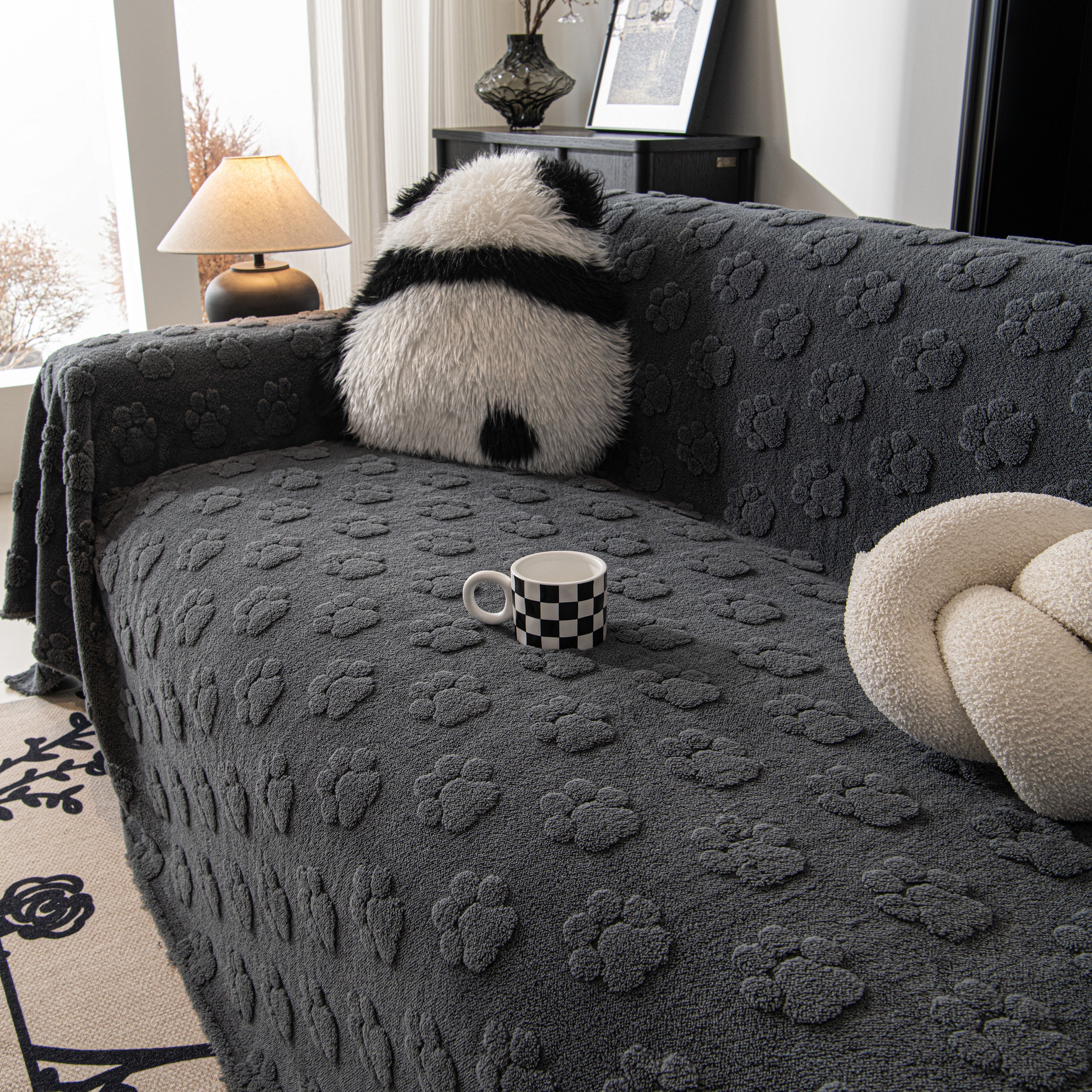 Plush Jacquard Blankets for The Sofa Soft Slipcover Sectional Cover Throws for Sofas - Image 43