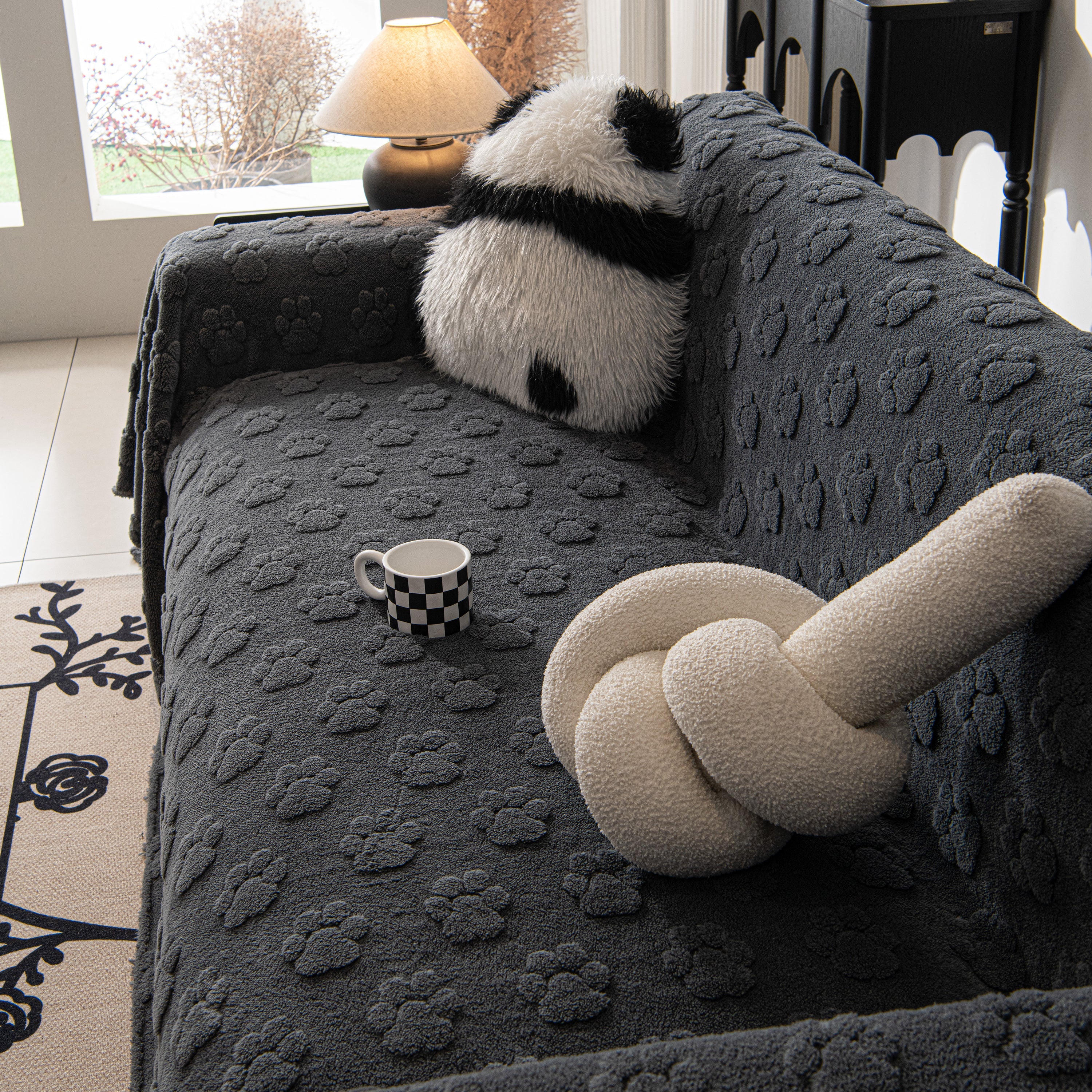 Plush Jacquard Blankets for The Sofa Soft Slipcover Sectional Cover Throws for Sofas - Image 44