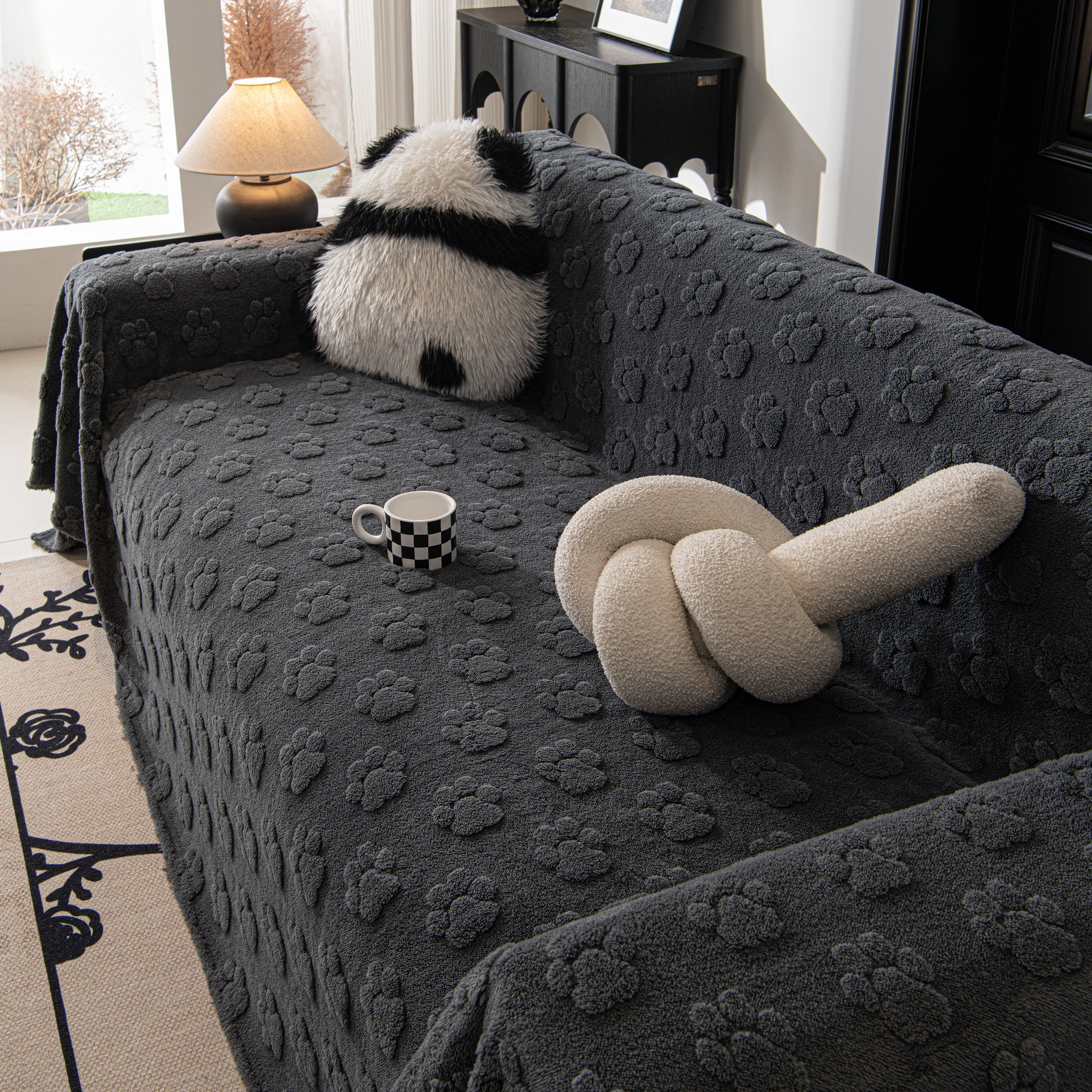 Plush Jacquard Blankets for The Sofa Soft Slipcover Sectional Cover Throws for Sofas - Image 45