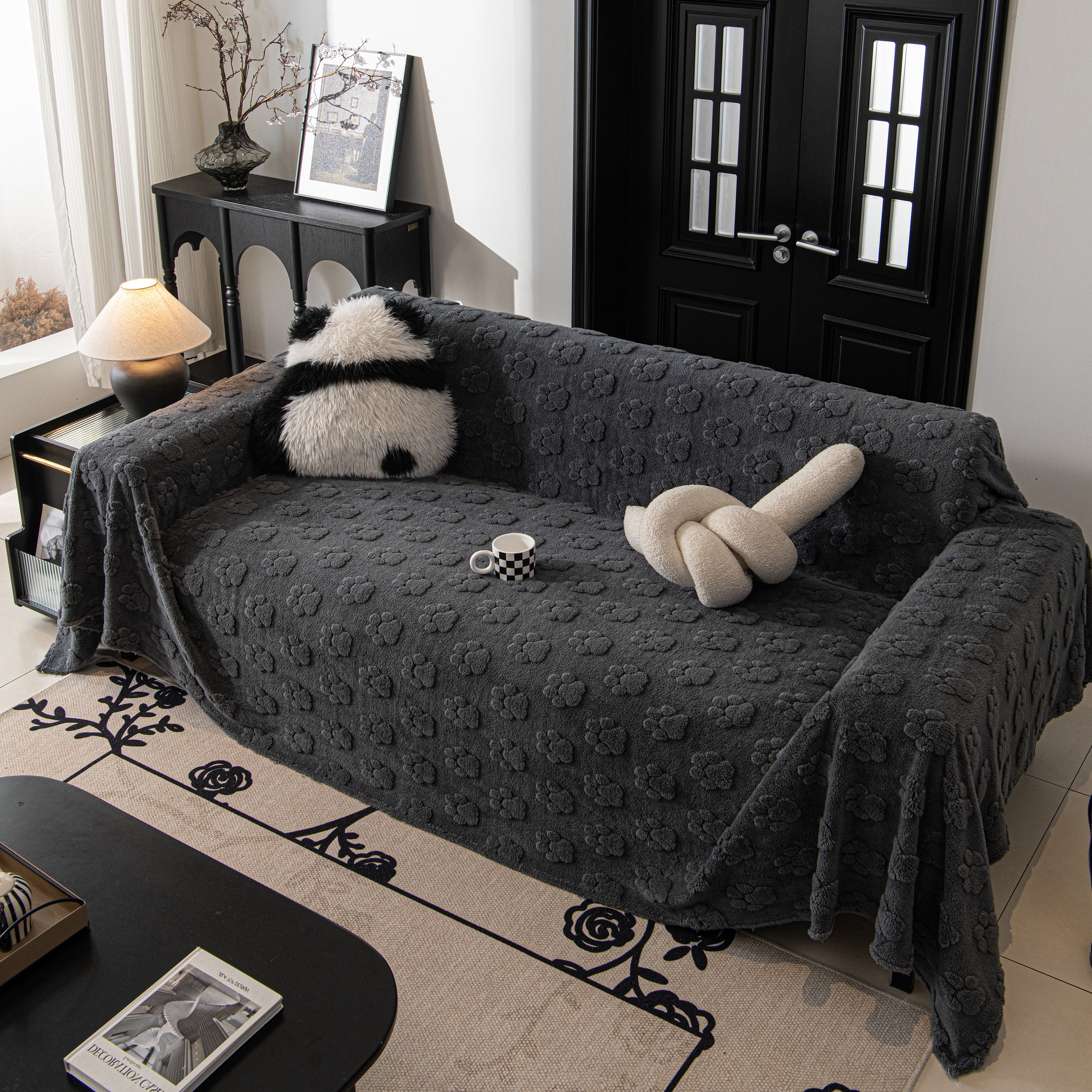 Plush Jacquard Blankets for The Sofa Soft Slipcover Sectional Cover Throws for Sofas - Image 46