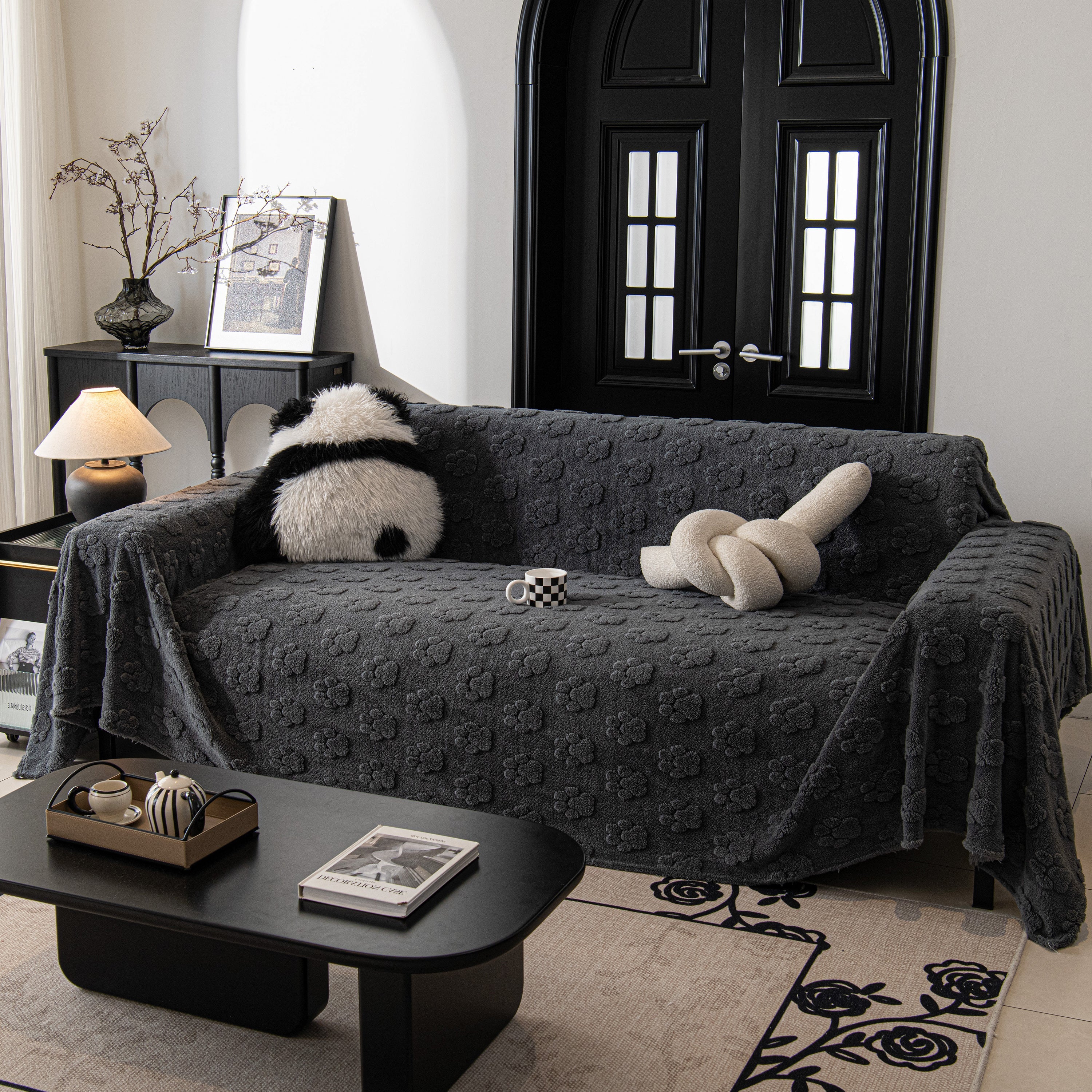 Plush Jacquard Blankets for The Sofa Soft Slipcover Sectional Cover Throws for Sofas - Image 47