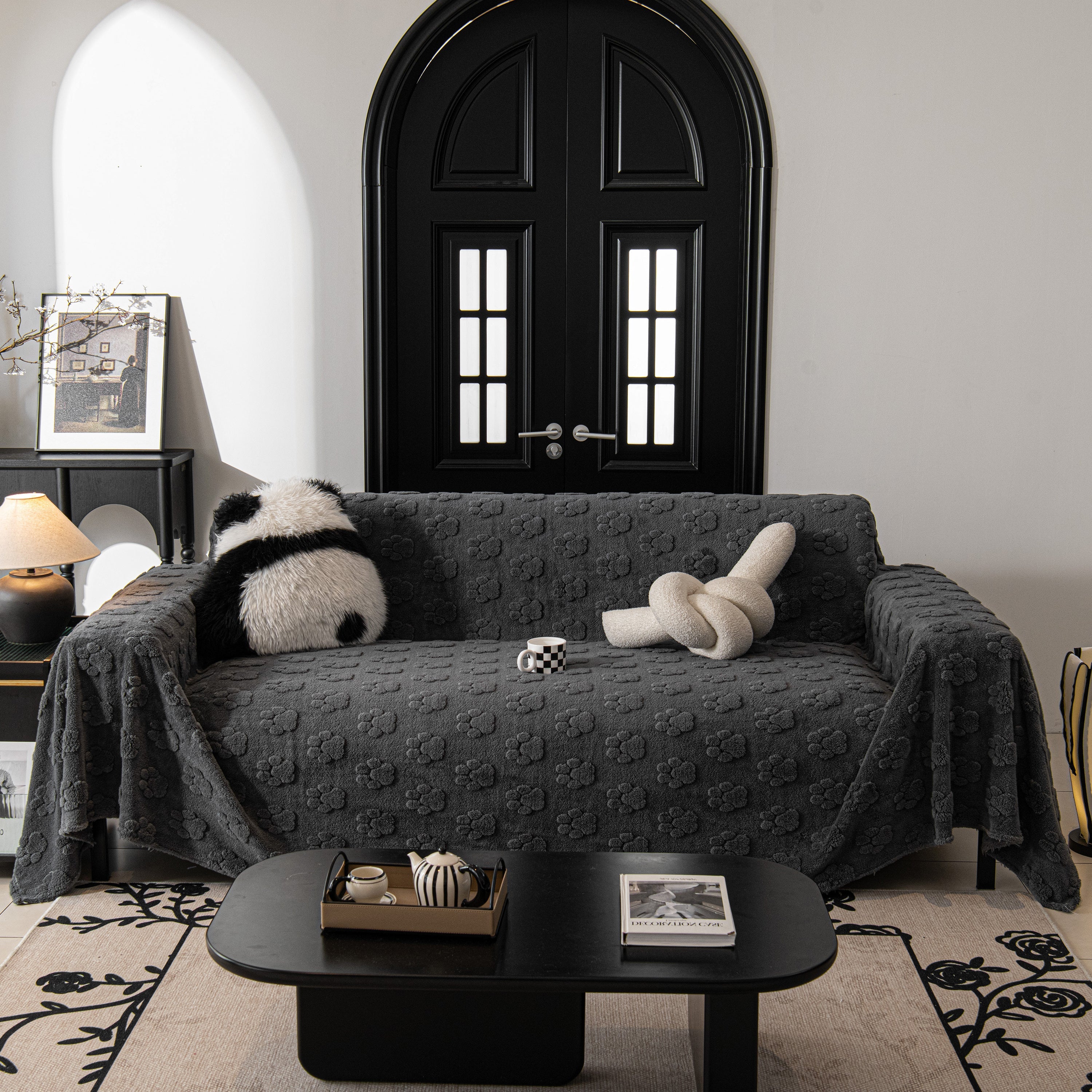 Plush Jacquard Blankets for The Sofa Soft Slipcover Sectional Cover Throws for Sofas - Image 49