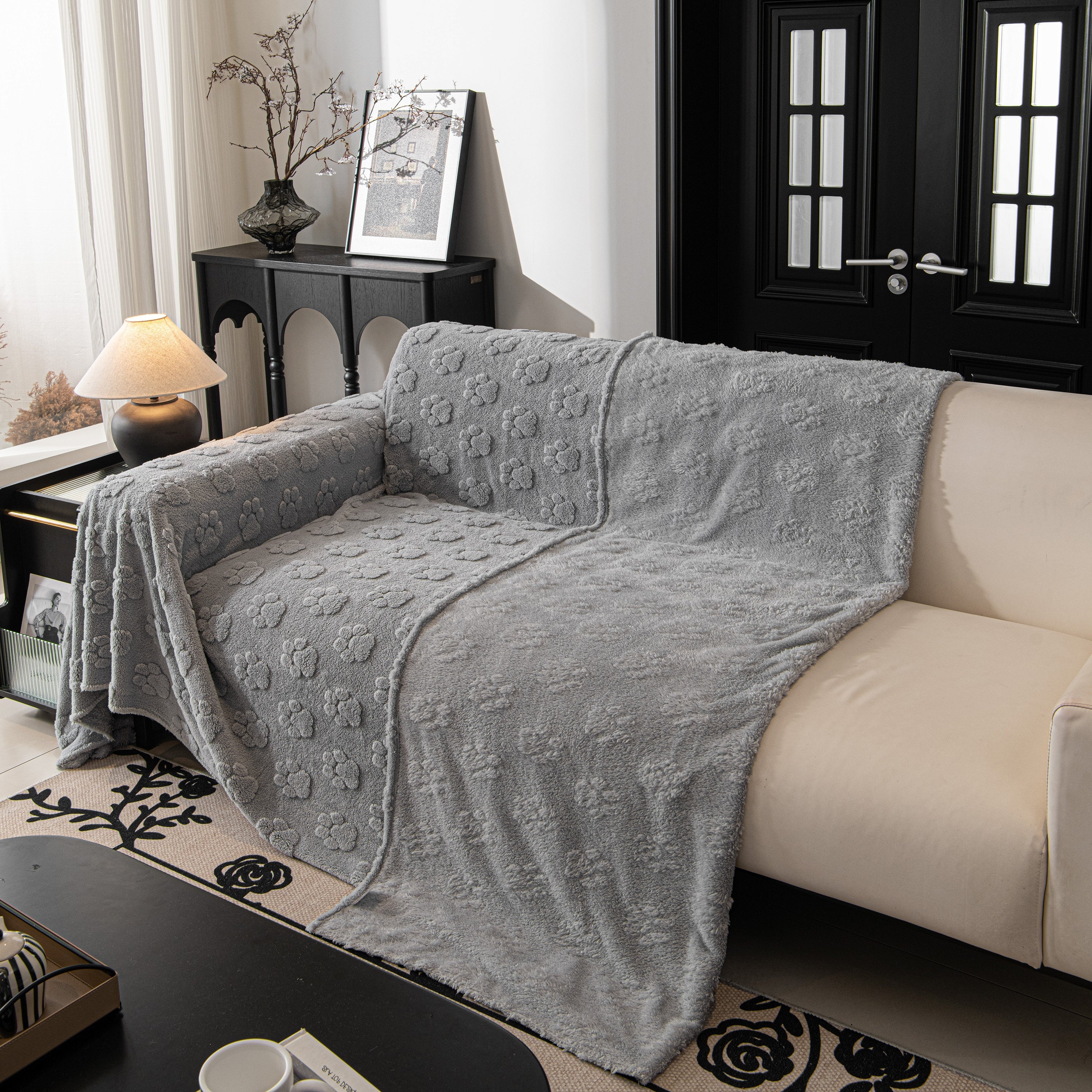Plush Jacquard Blankets for The Sofa Soft Slipcover Sectional Cover Throws for Sofas - Image 53
