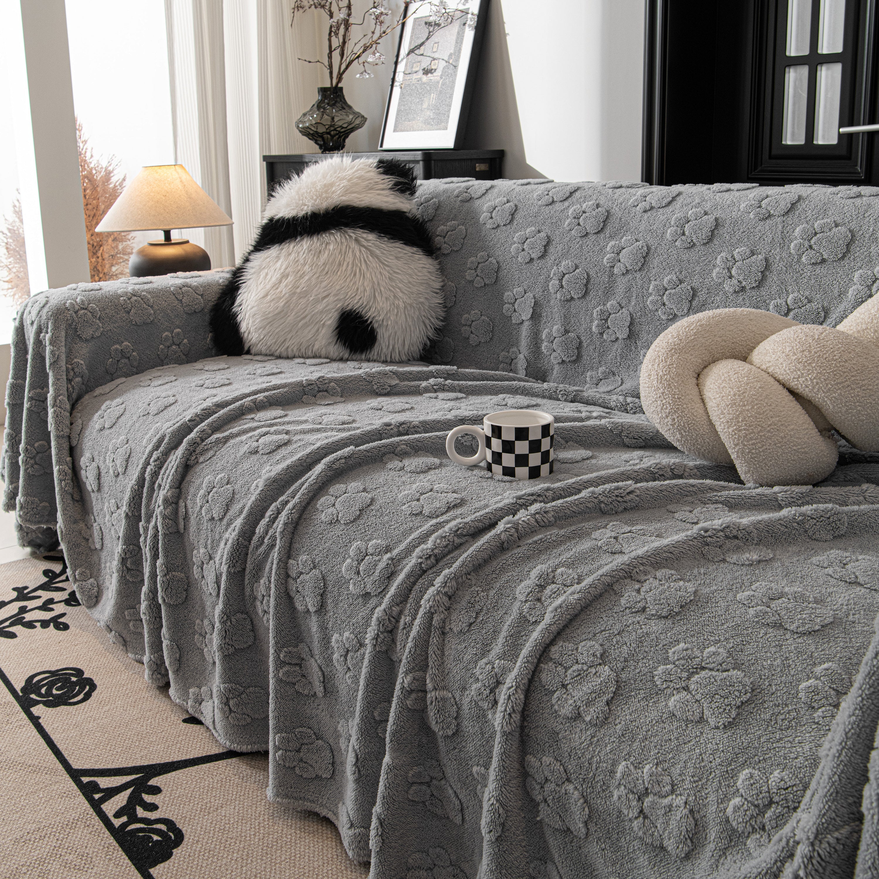 Plush Jacquard Blankets for The Sofa Soft Slipcover Sectional Cover Throws for Sofas - Image 56