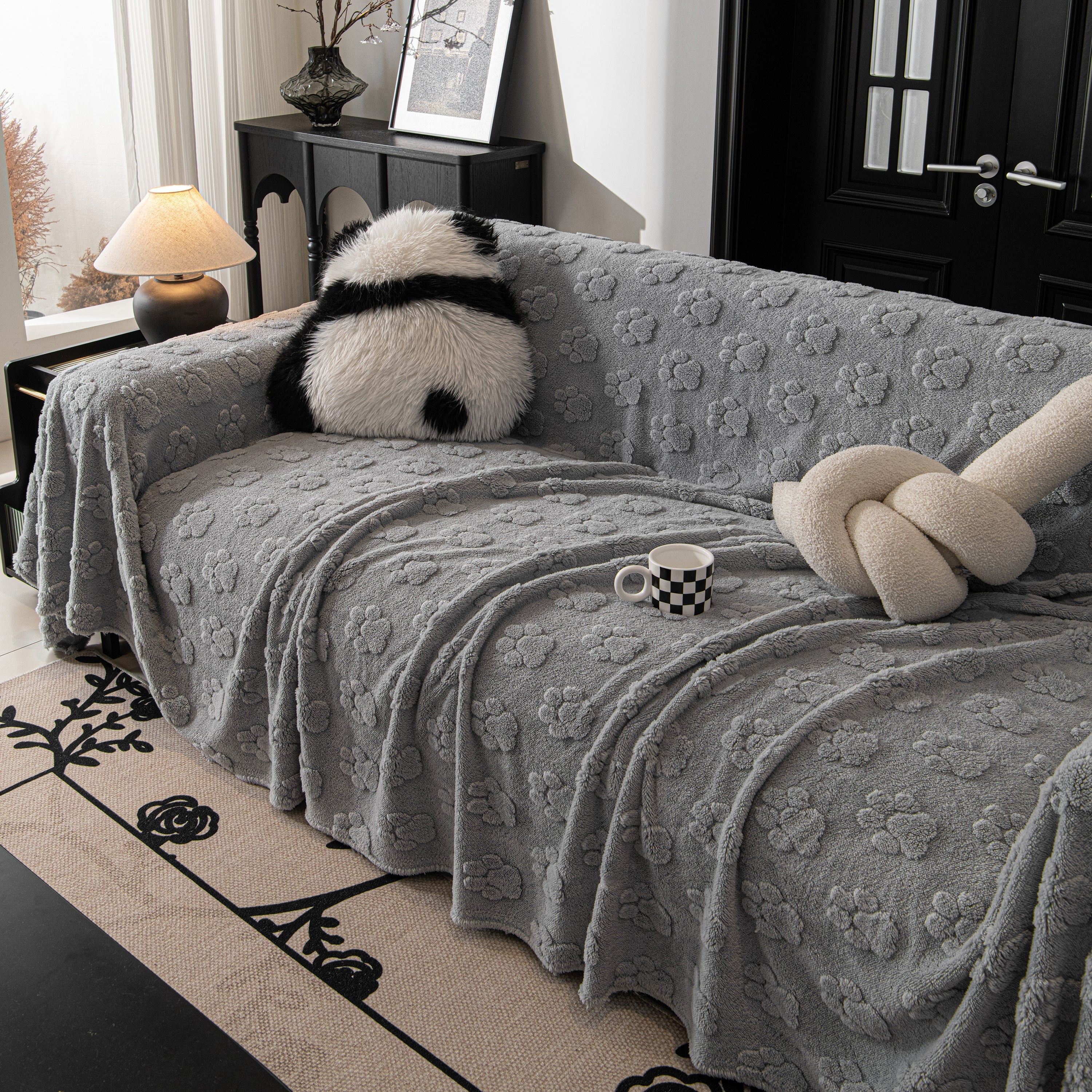 Plush Jacquard Blankets for The Sofa Soft Slipcover Sectional Cover Throws for Sofas - Image 57