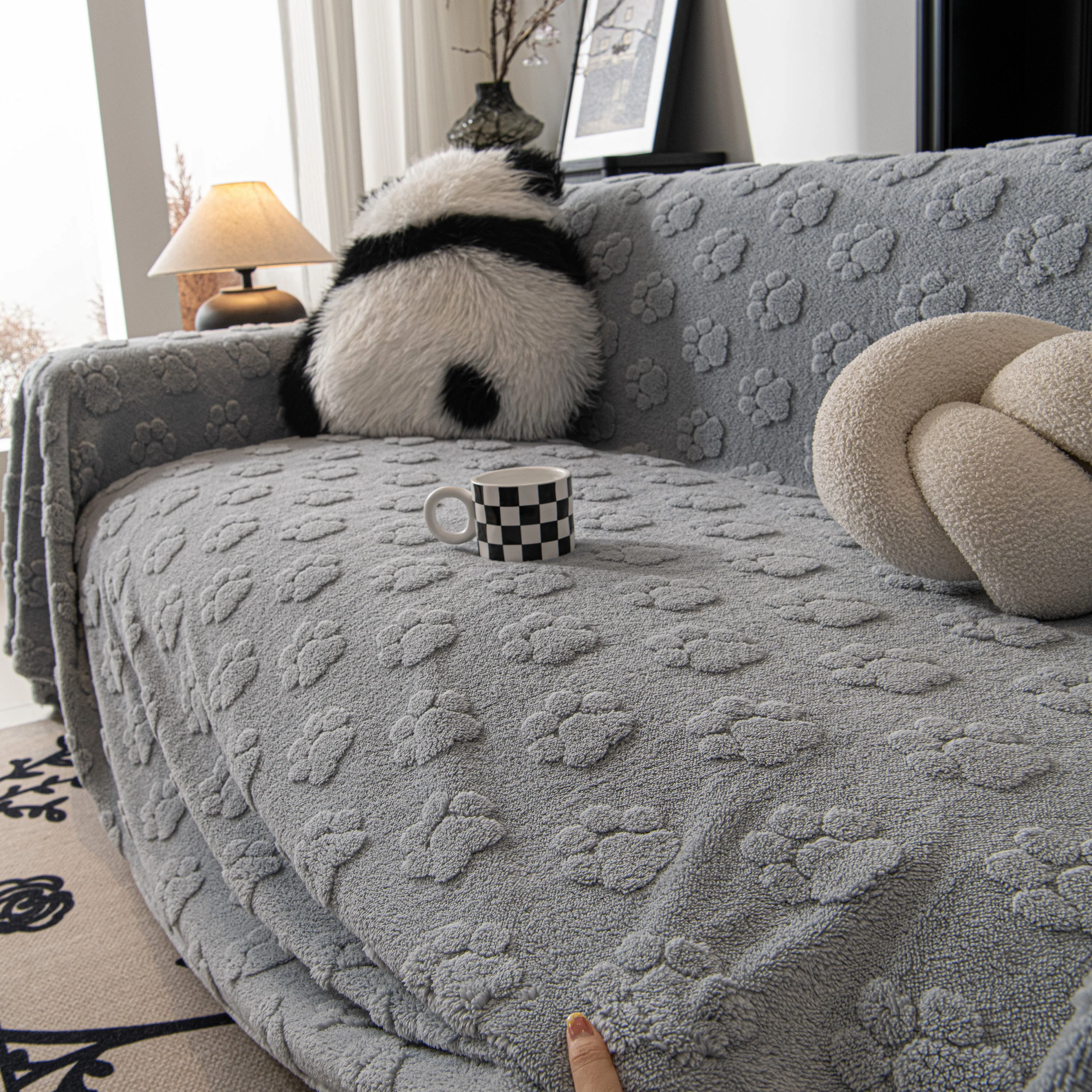 Plush Jacquard Blankets for The Sofa Soft Slipcover Sectional Cover Throws for Sofas - Image 58