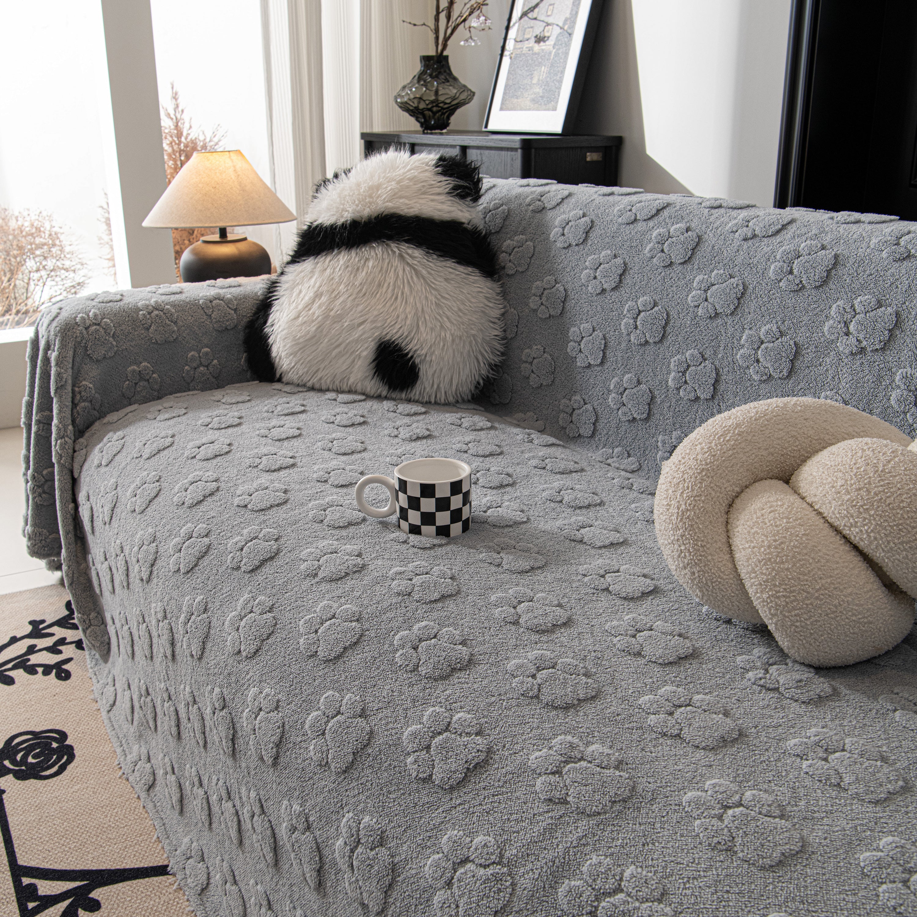 Plush Jacquard Blankets for The Sofa Soft Slipcover Sectional Cover Throws for Sofas - Image 59