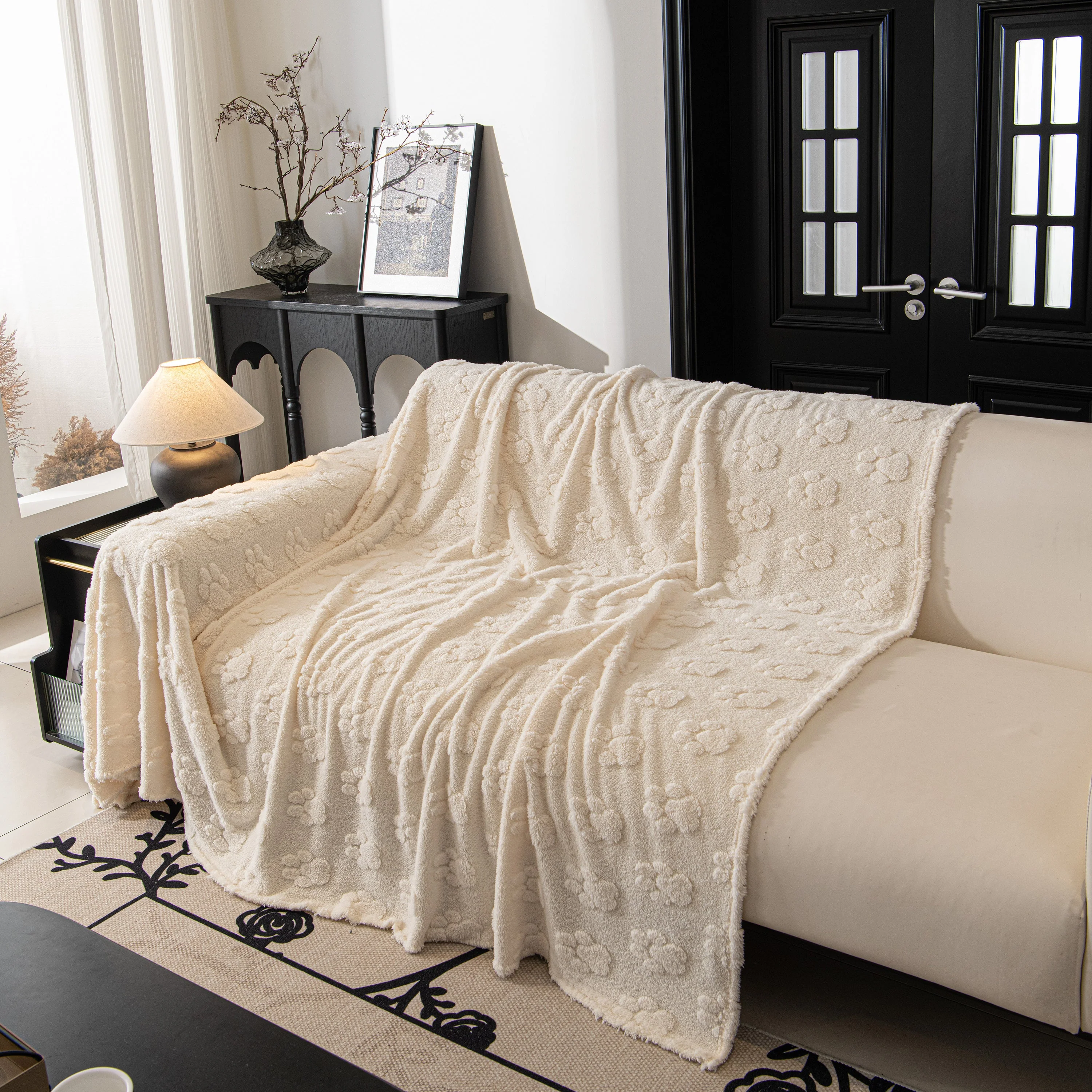 Plush Jacquard Blankets for The Sofa Soft Slipcover Sectional Cover Throws for Sofas - Image 6
