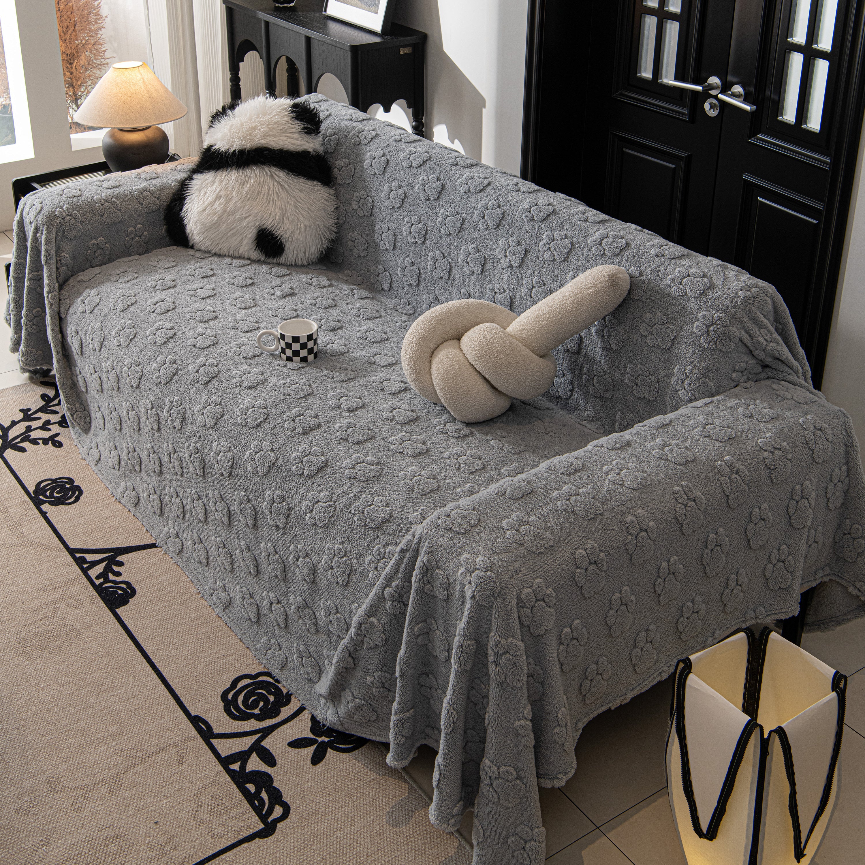 Plush Jacquard Blankets for The Sofa Soft Slipcover Sectional Cover Throws for Sofas - Image 60