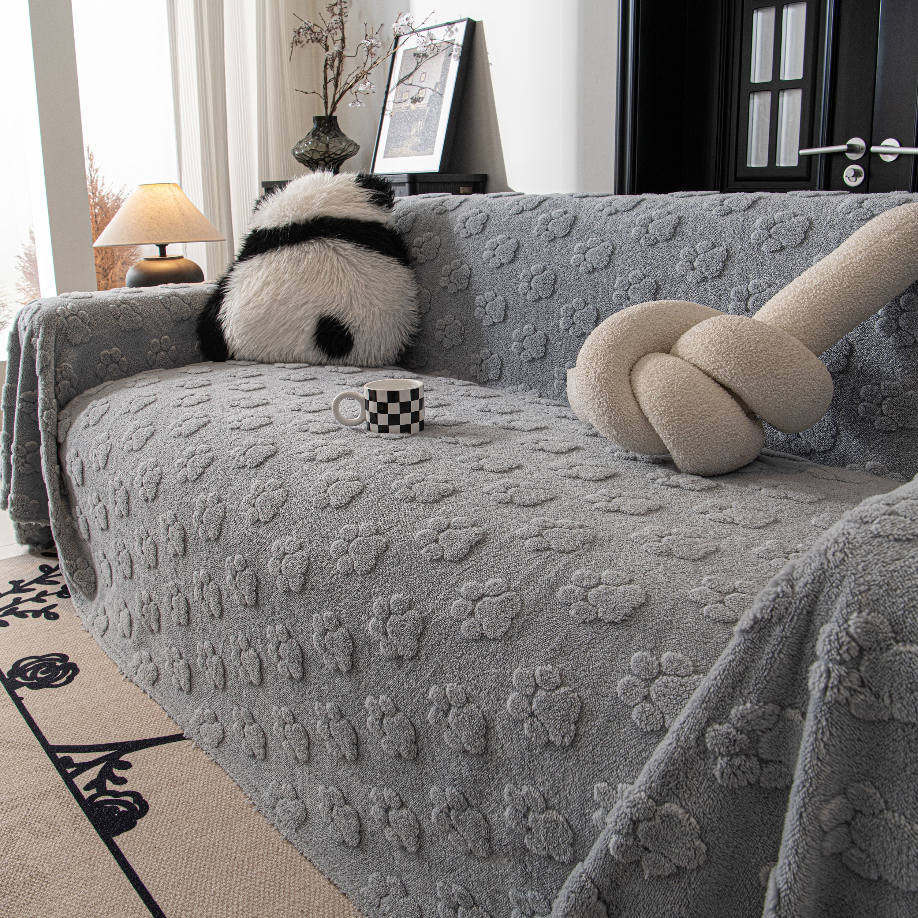 Plush Jacquard Blankets for The Sofa Soft Slipcover Sectional Cover Throws for Sofas - Image 63