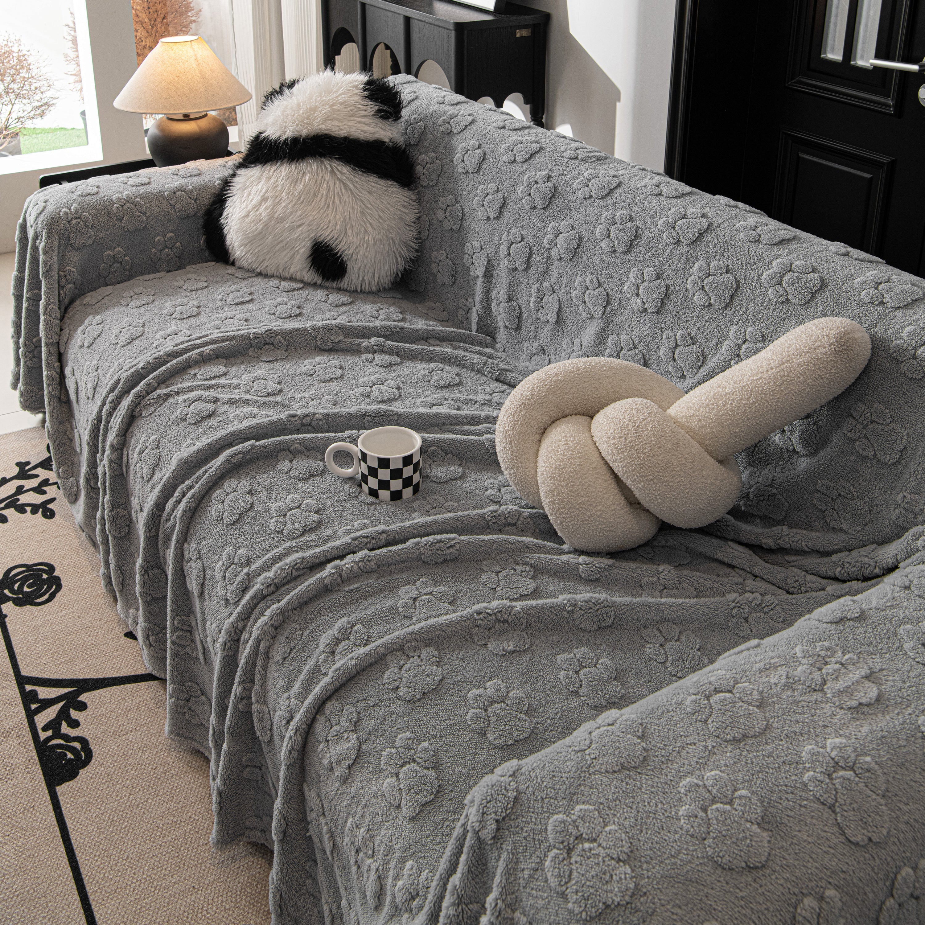 Plush Jacquard Blankets for The Sofa Soft Slipcover Sectional Cover Throws for Sofas - Image 64