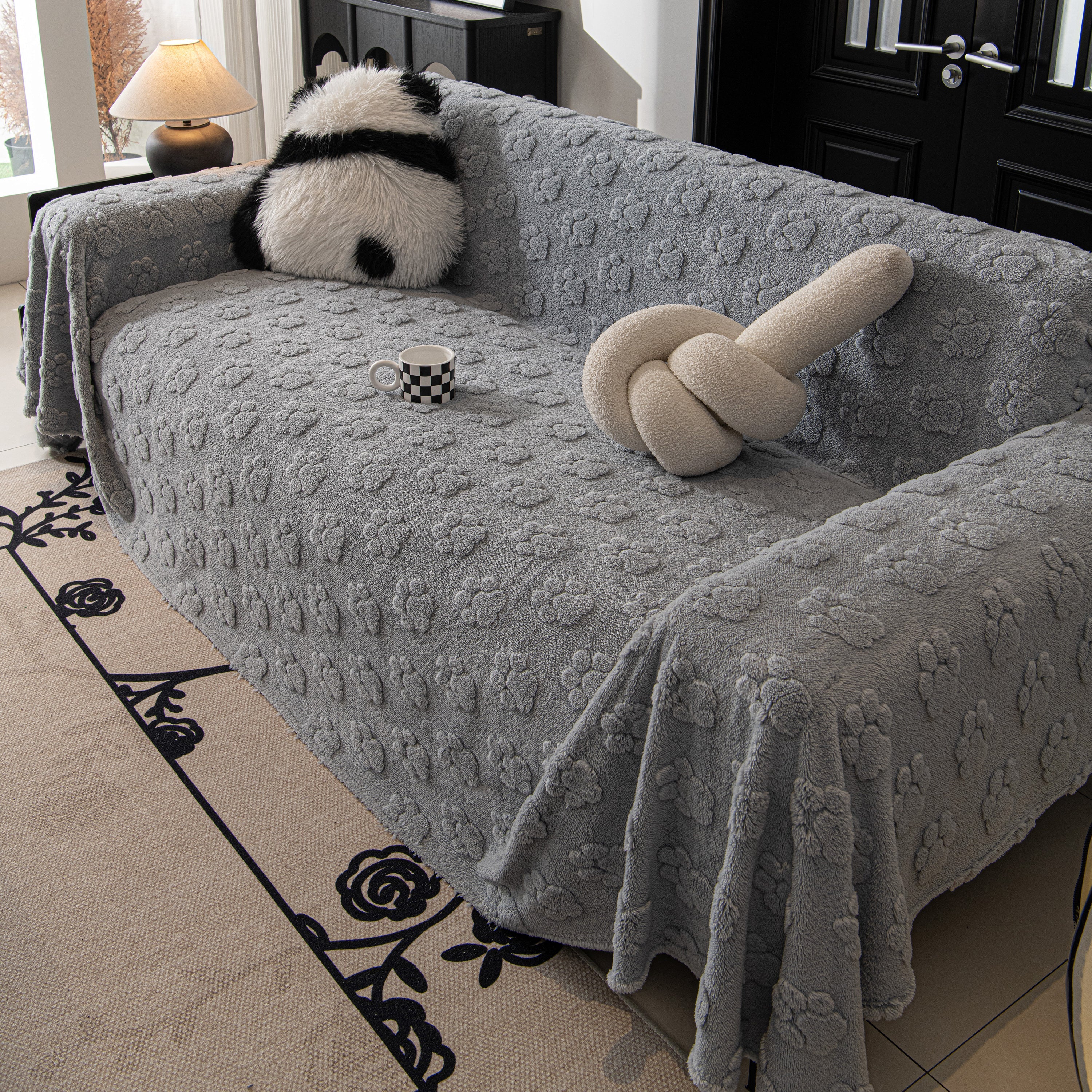 Plush Jacquard Blankets for The Sofa Soft Slipcover Sectional Cover Throws for Sofas - Image 65