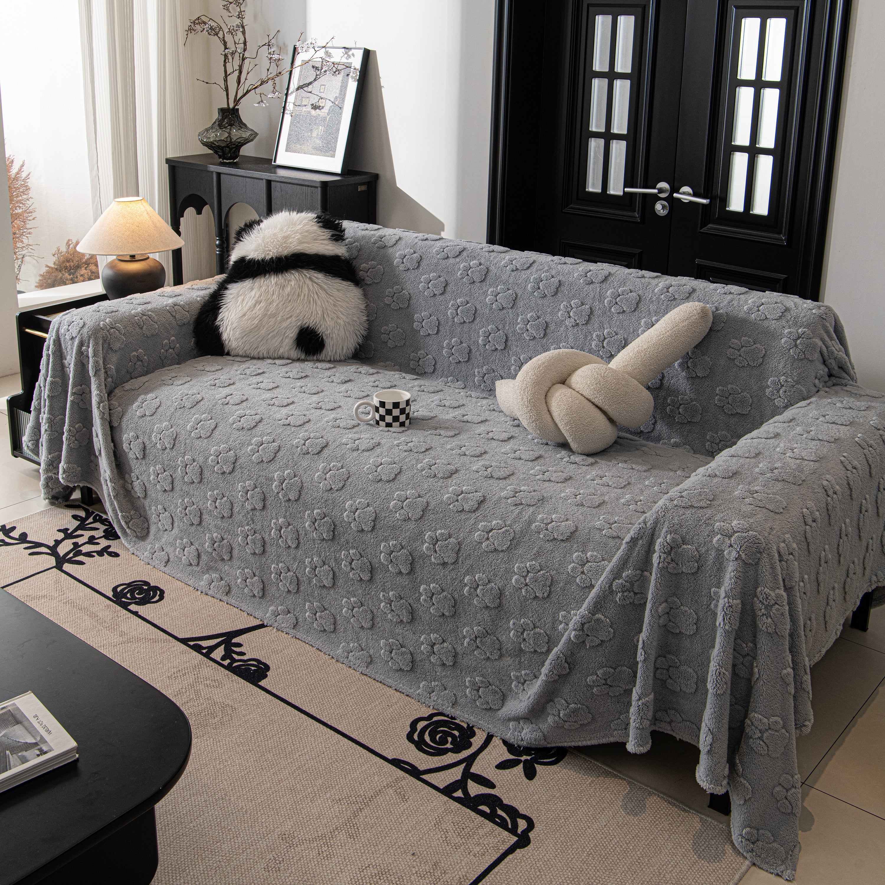 Plush Jacquard Blankets for The Sofa Soft Slipcover Sectional Cover Throws for Sofas - Image 66