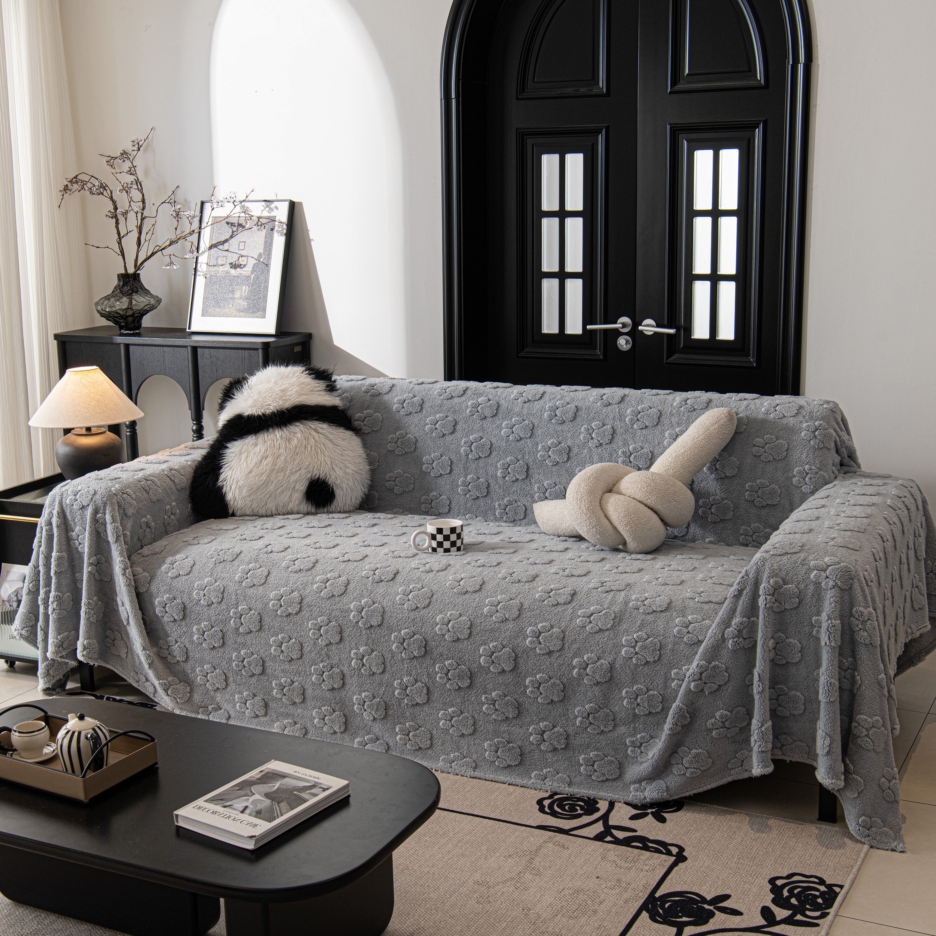Plush Jacquard Blankets for The Sofa Soft Slipcover Sectional Cover Throws for Sofas - Image 68
