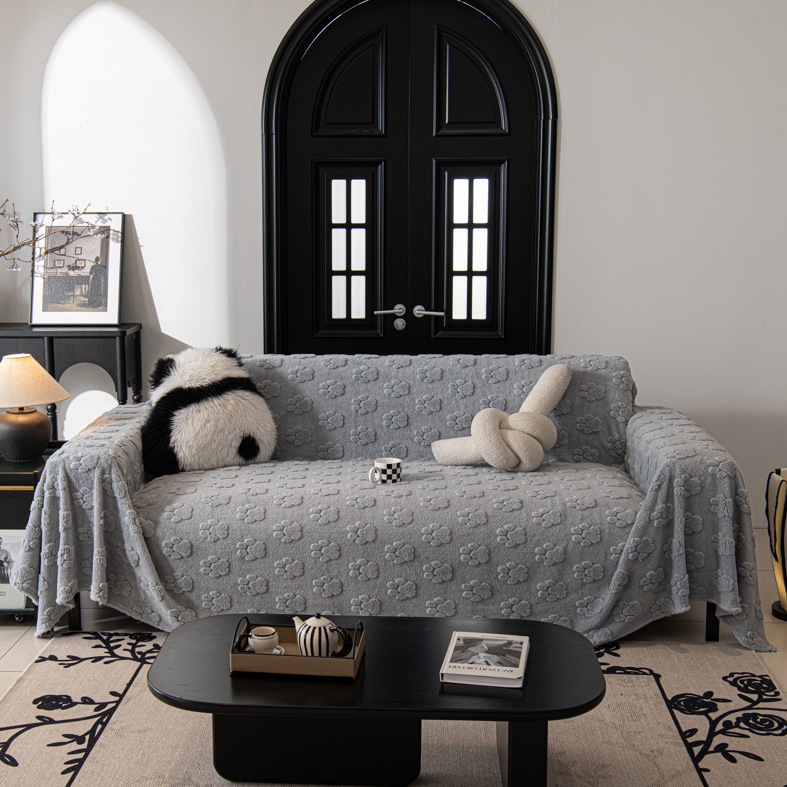 Plush Jacquard Blankets for The Sofa Soft Slipcover Sectional Cover Throws for Sofas - Image 69