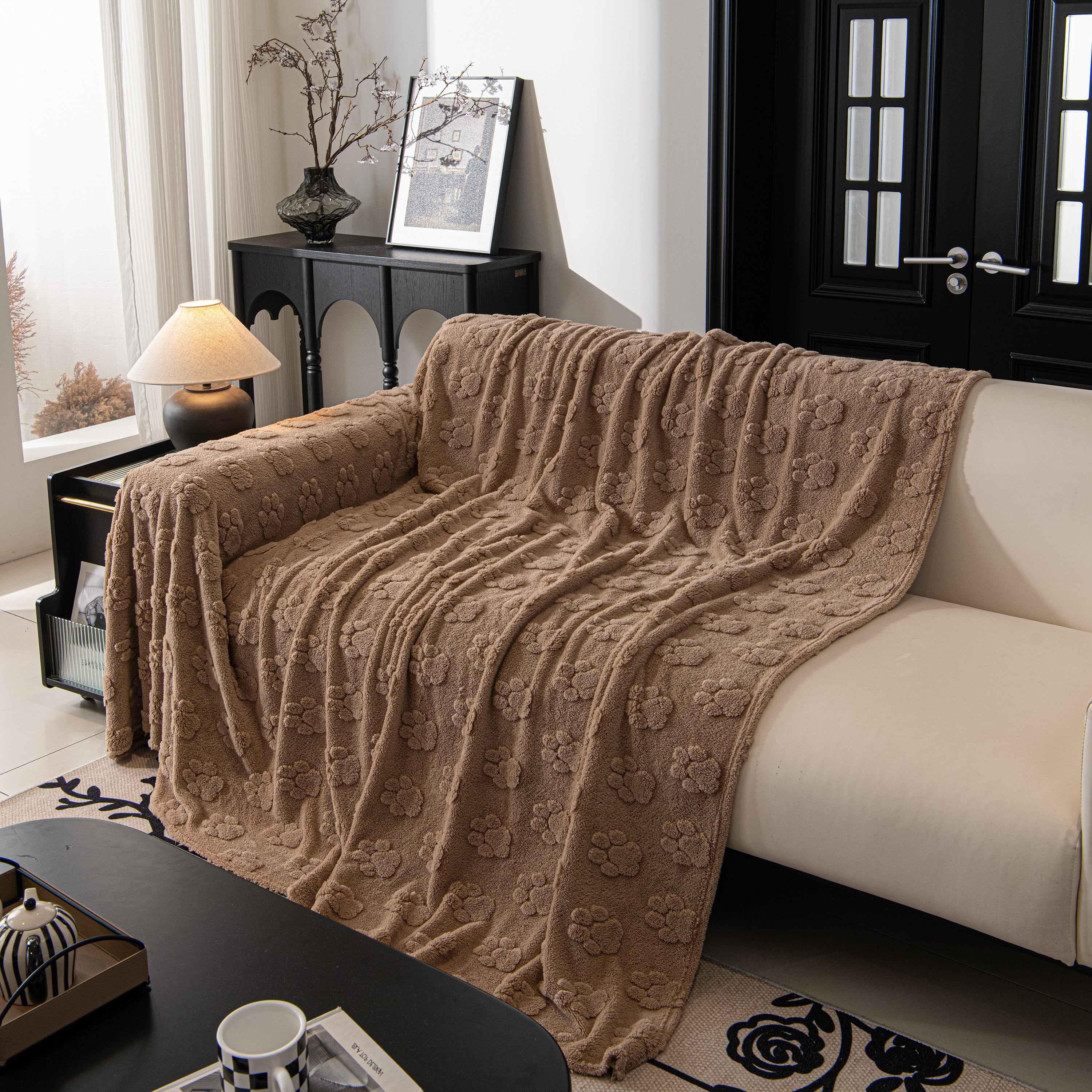 Plush Jacquard Blankets for The Sofa Soft Slipcover Sectional Cover Throws for Sofas - Image 74