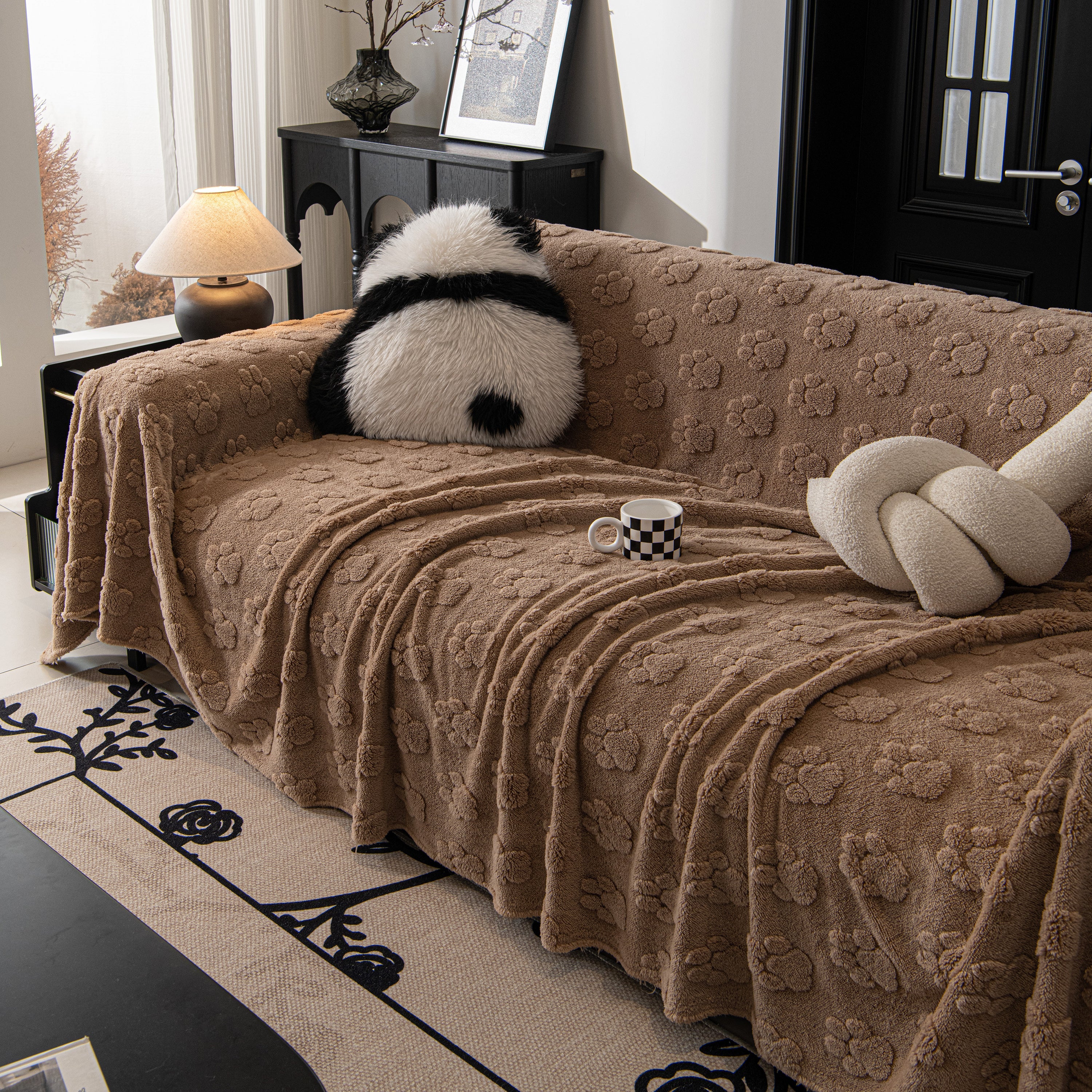 Plush Jacquard Blankets for The Sofa Soft Slipcover Sectional Cover Throws for Sofas - Image 78
