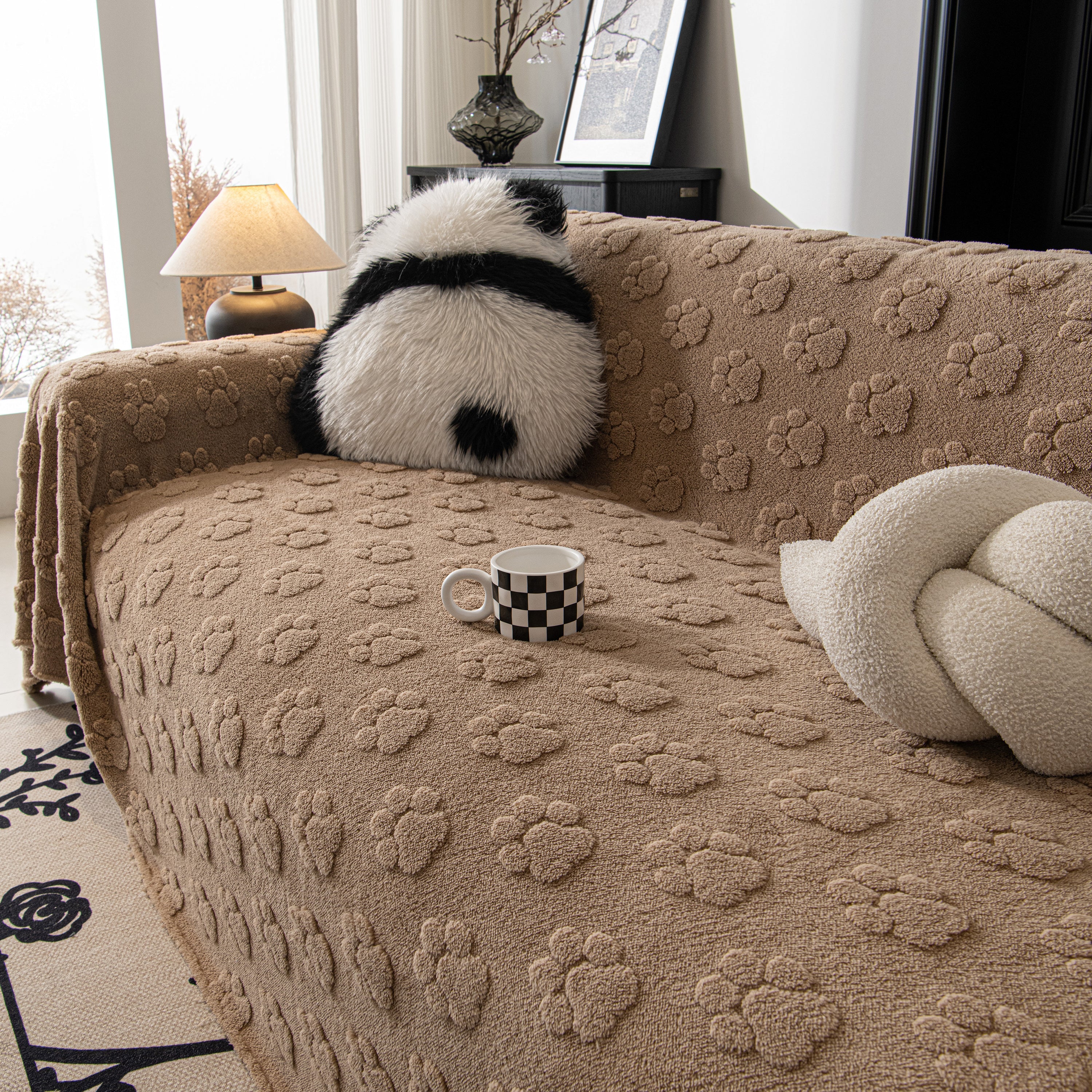 Plush Jacquard Blankets for The Sofa Soft Slipcover Sectional Cover Throws for Sofas - Image 83