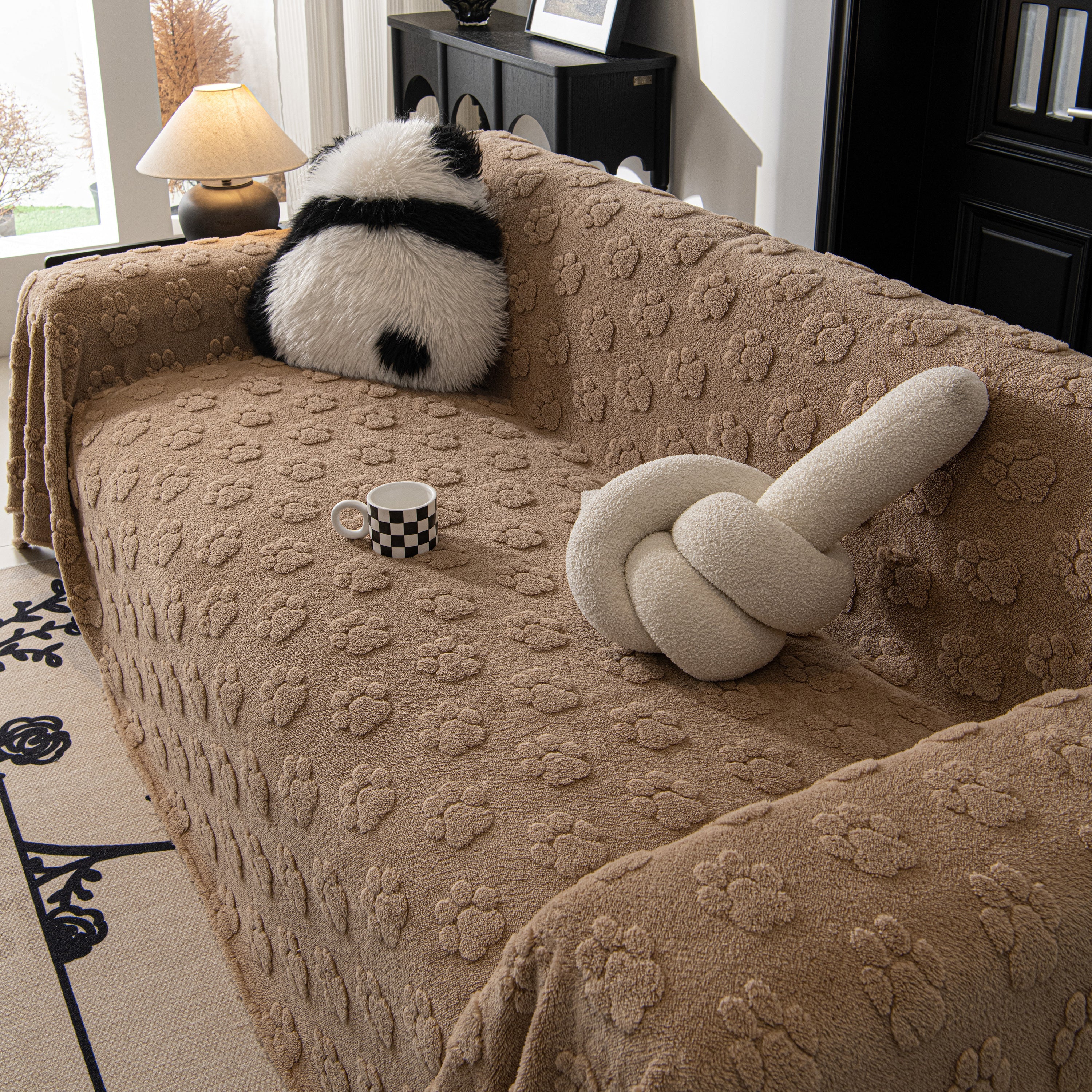 Plush Jacquard Blankets for The Sofa Soft Slipcover Sectional Cover Throws for Sofas - Image 85