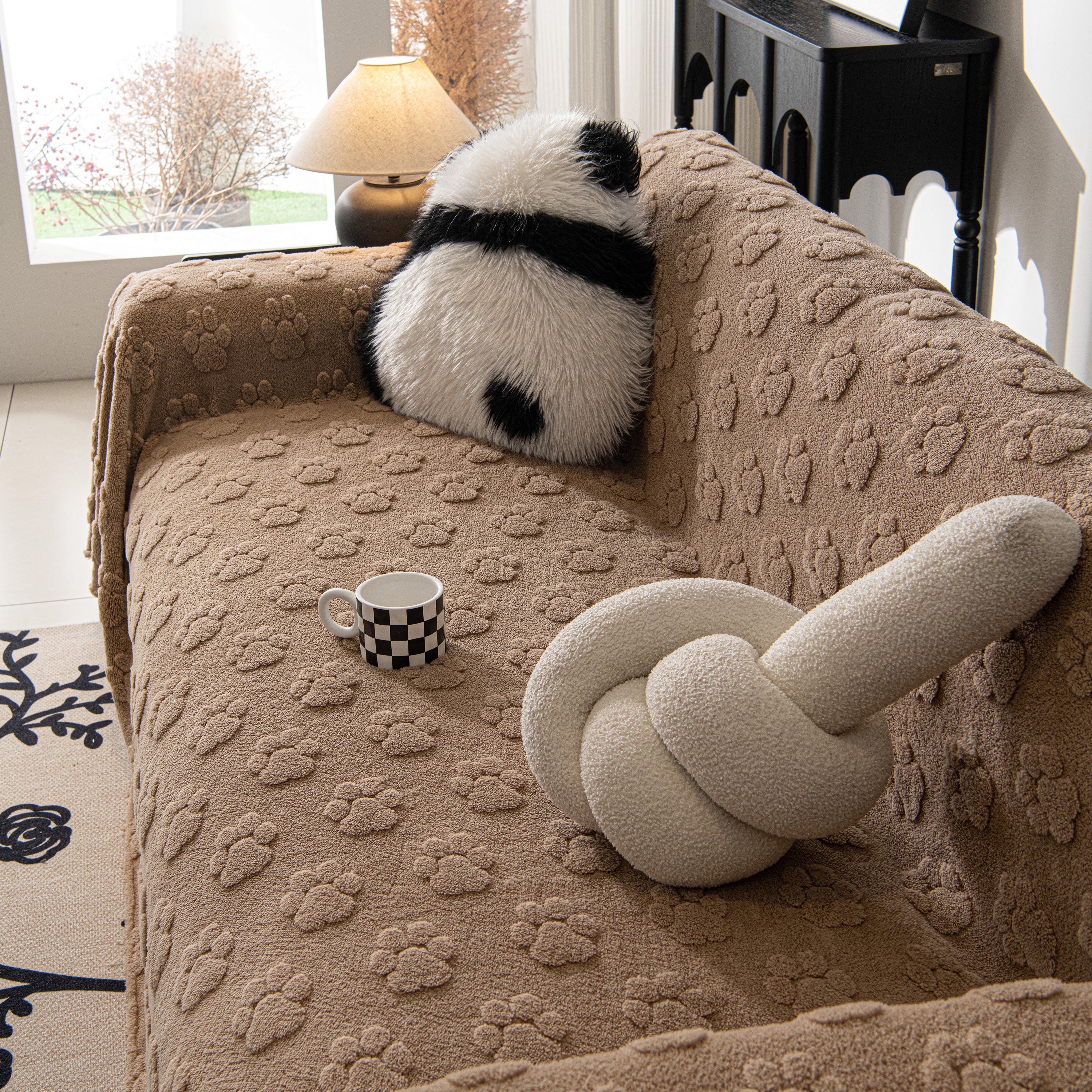 Plush Jacquard Blankets for The Sofa Soft Slipcover Sectional Cover Throws for Sofas - Image 86