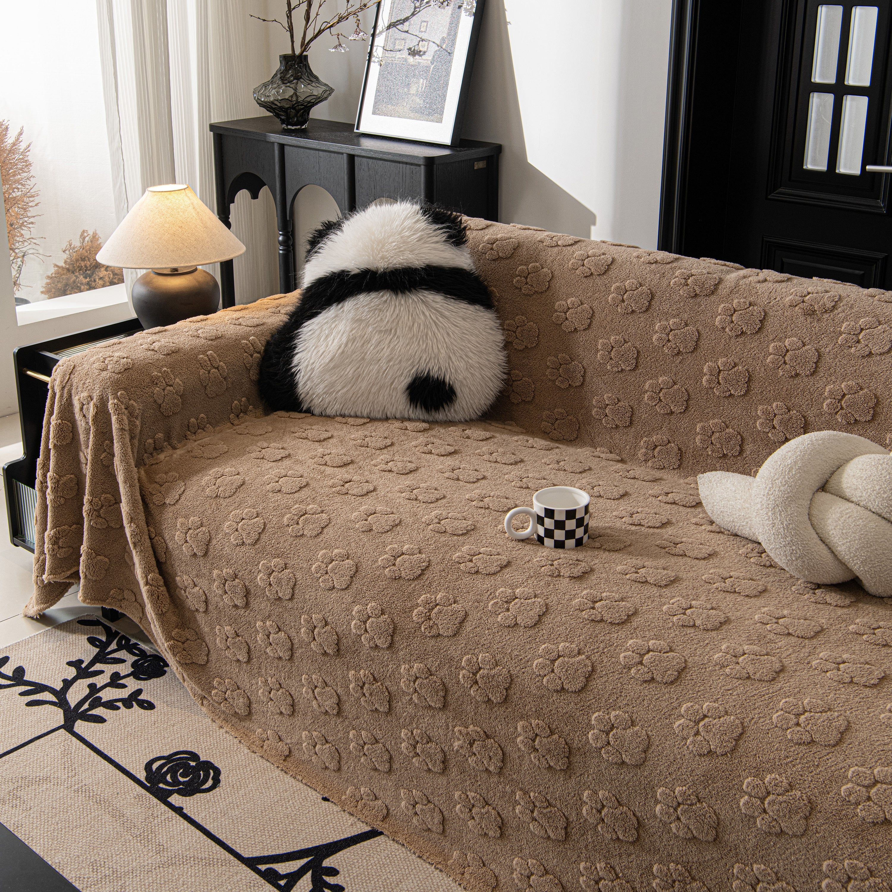 Plush Jacquard Blankets for The Sofa Soft Slipcover Sectional Cover Throws for Sofas - Image 87