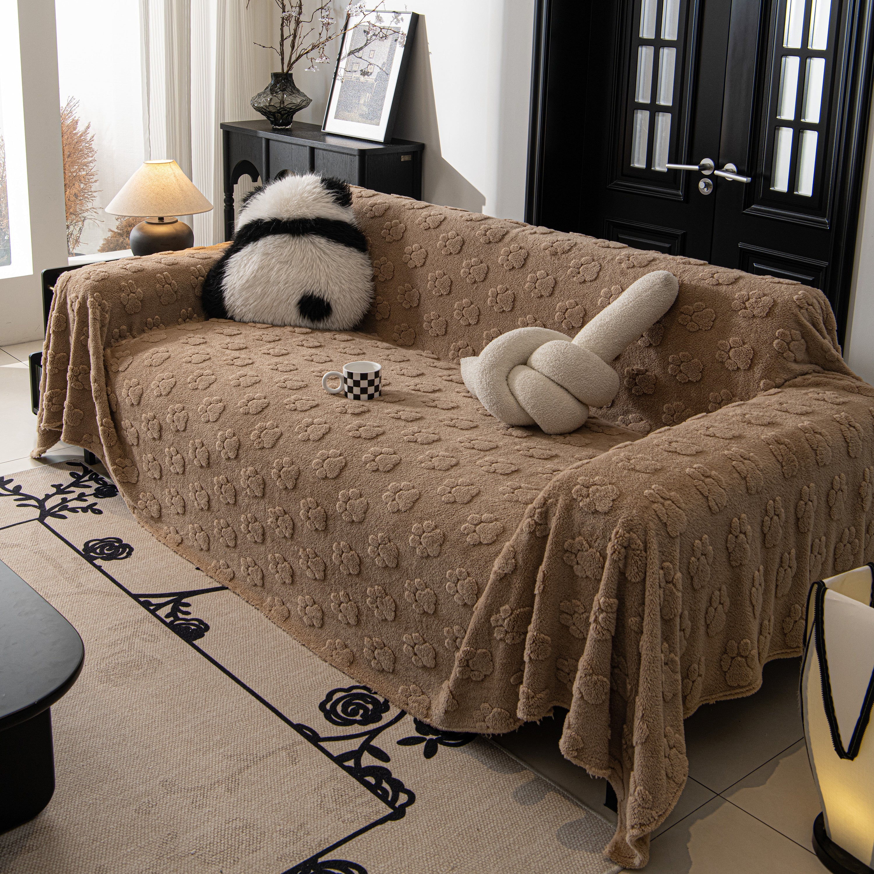 Plush Jacquard Blankets for The Sofa Soft Slipcover Sectional Cover Throws for Sofas - Image 89