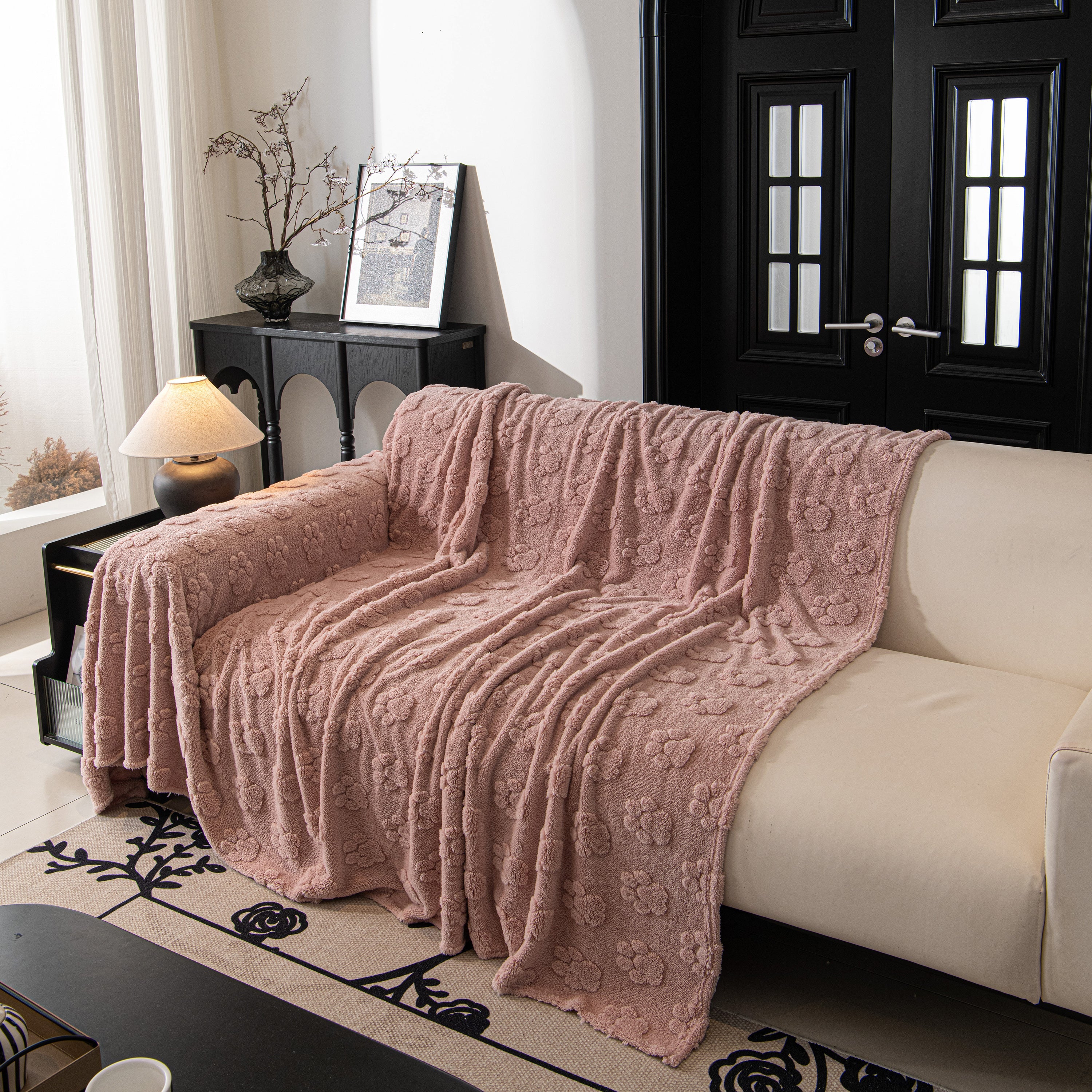 Plush Jacquard Blankets for The Sofa Soft Slipcover Sectional Cover Throws for Sofas - Image 95