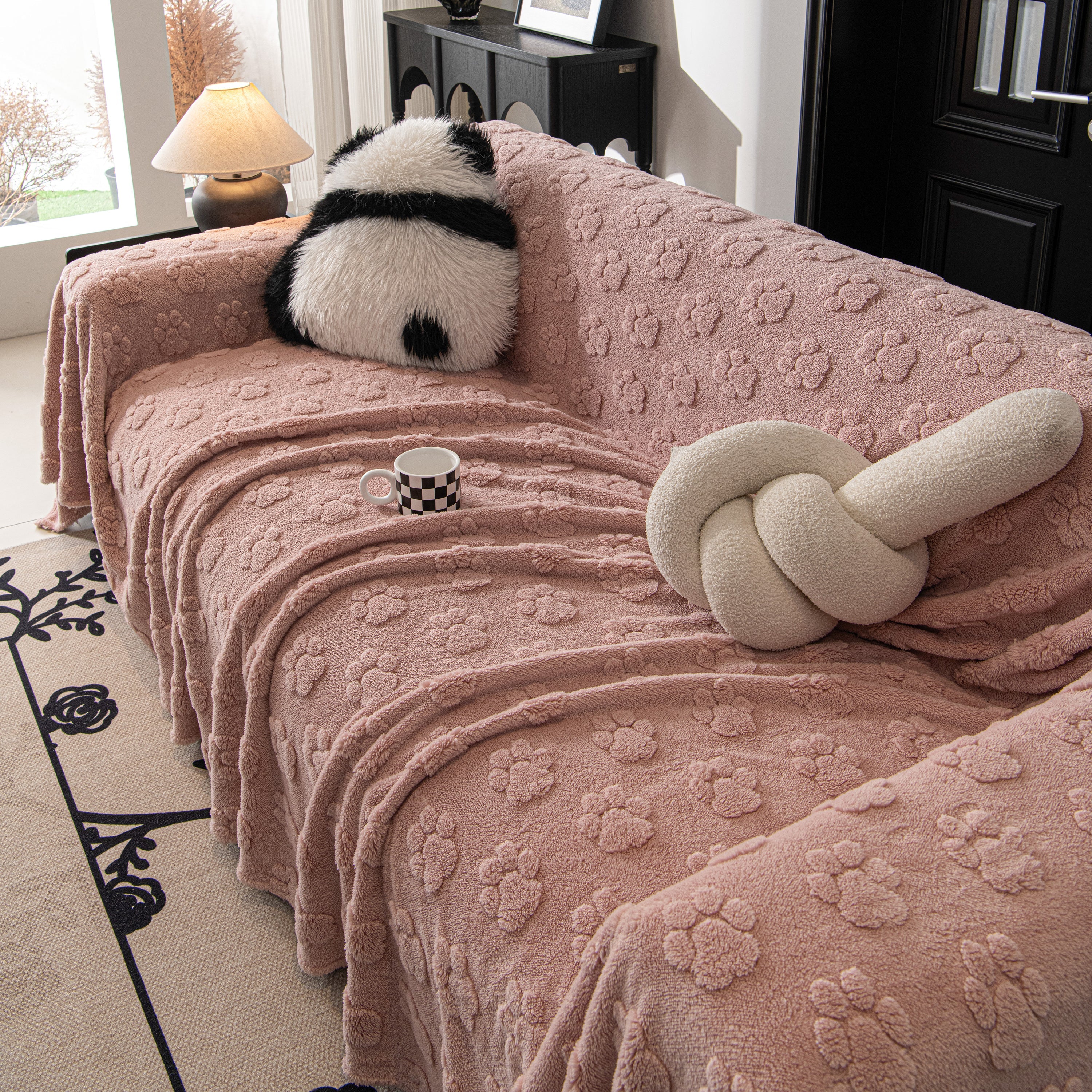 Plush Jacquard Blankets for The Sofa Soft Slipcover Sectional Cover Throws for Sofas - Image 99