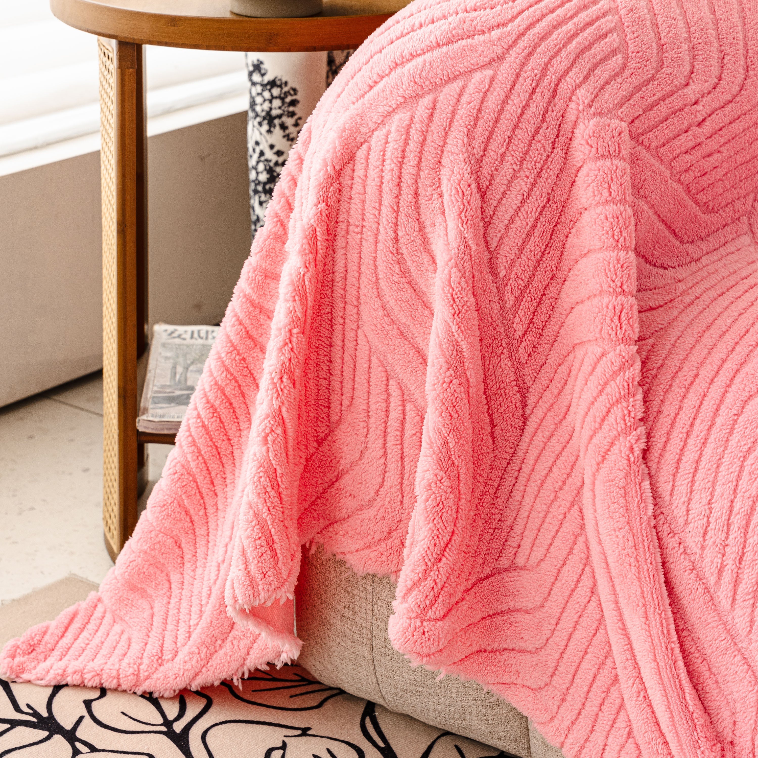 Plush Fleece Washable Sofa Throw Blanket, Soft & Cozy Furniture Protector for Couch - Image 10