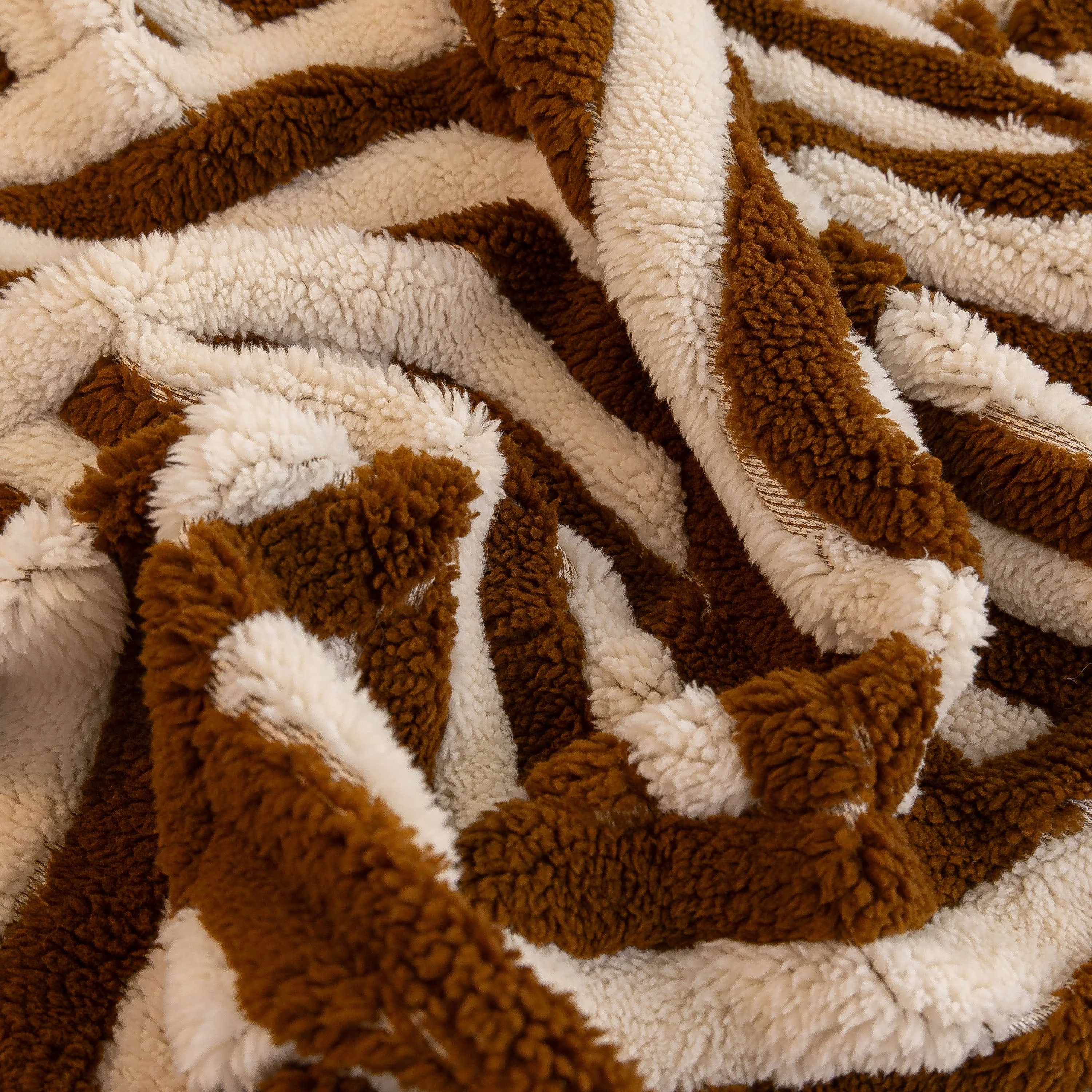 Plush Sherpa Sofa Throw Cover for Sectional, Jacquard Wave Throw Furniture Protector - Image 35