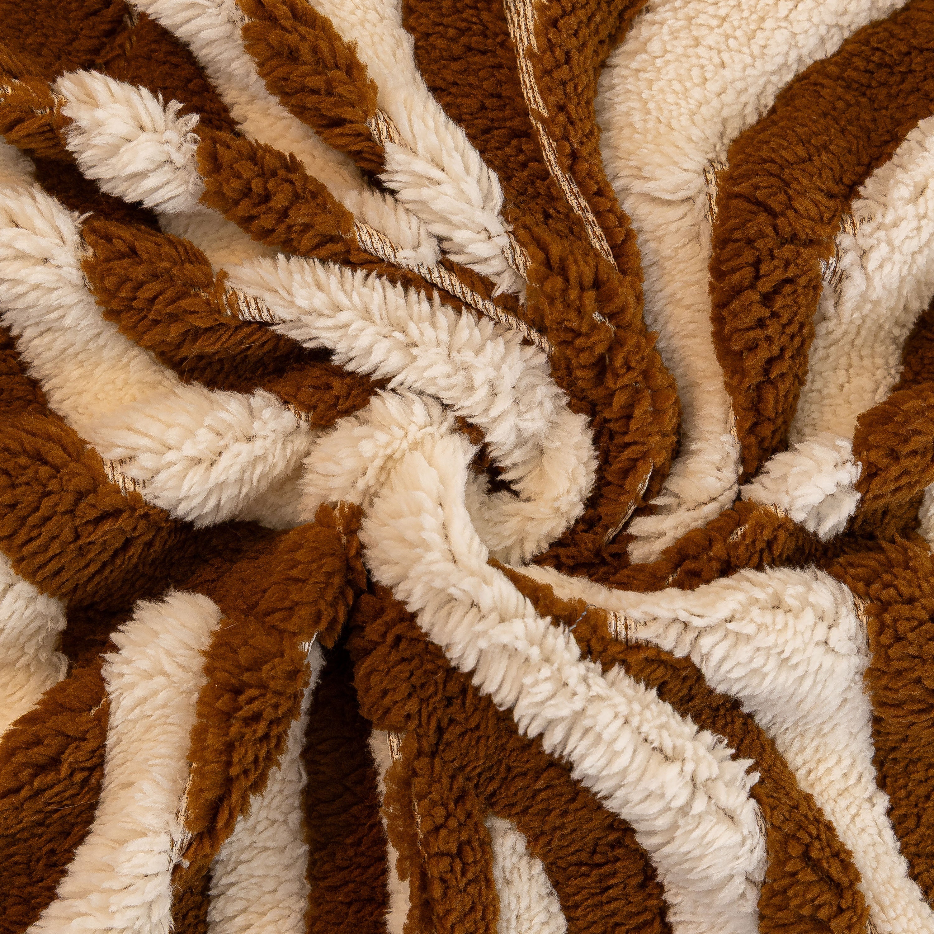 Plush Sherpa Sofa Throw Cover for Sectional, Jacquard Wave Throw Furniture Protector - Image 37