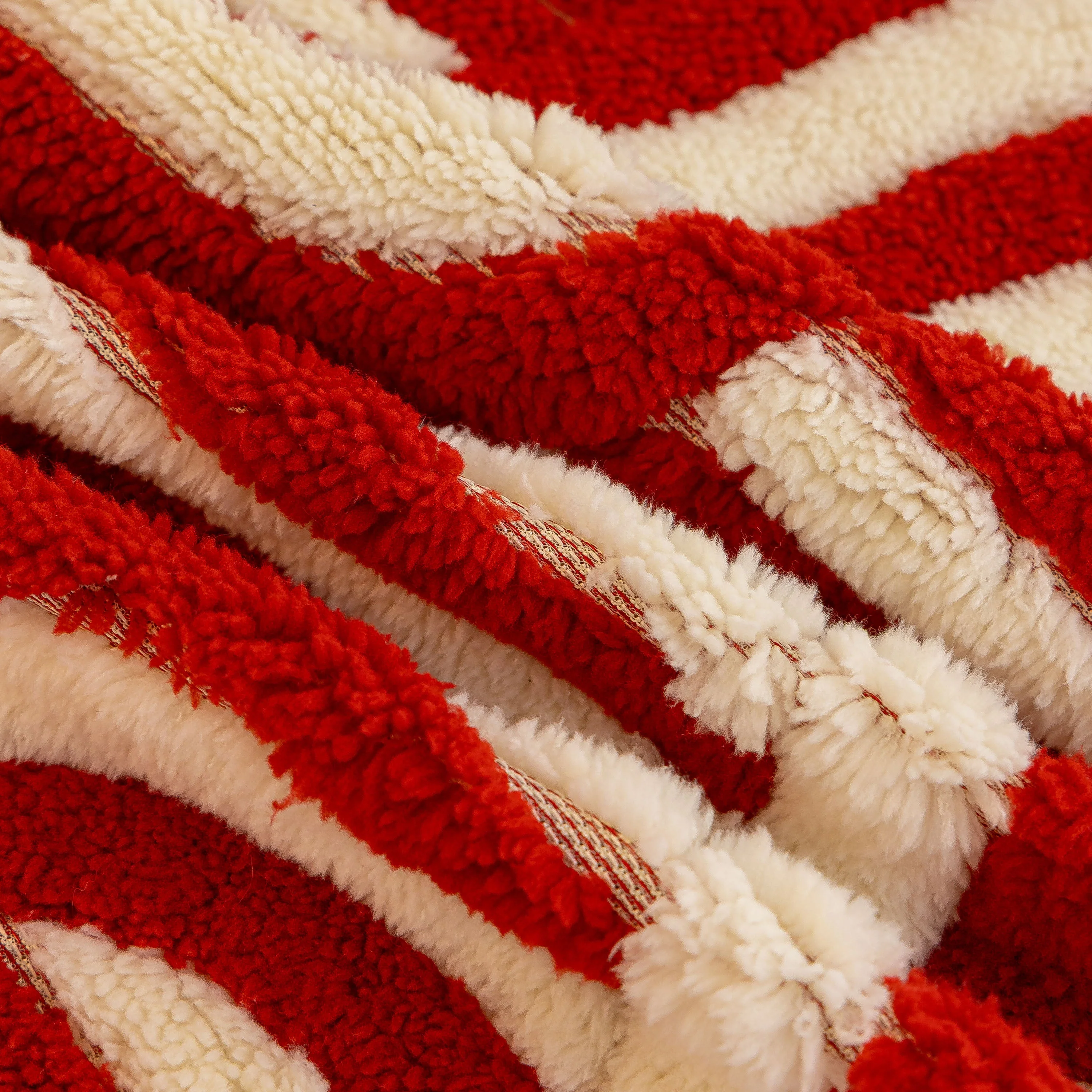 Plush Sherpa Sofa Throw Cover for Sectional, Jacquard Wave Throw Furniture Protector - Image 8