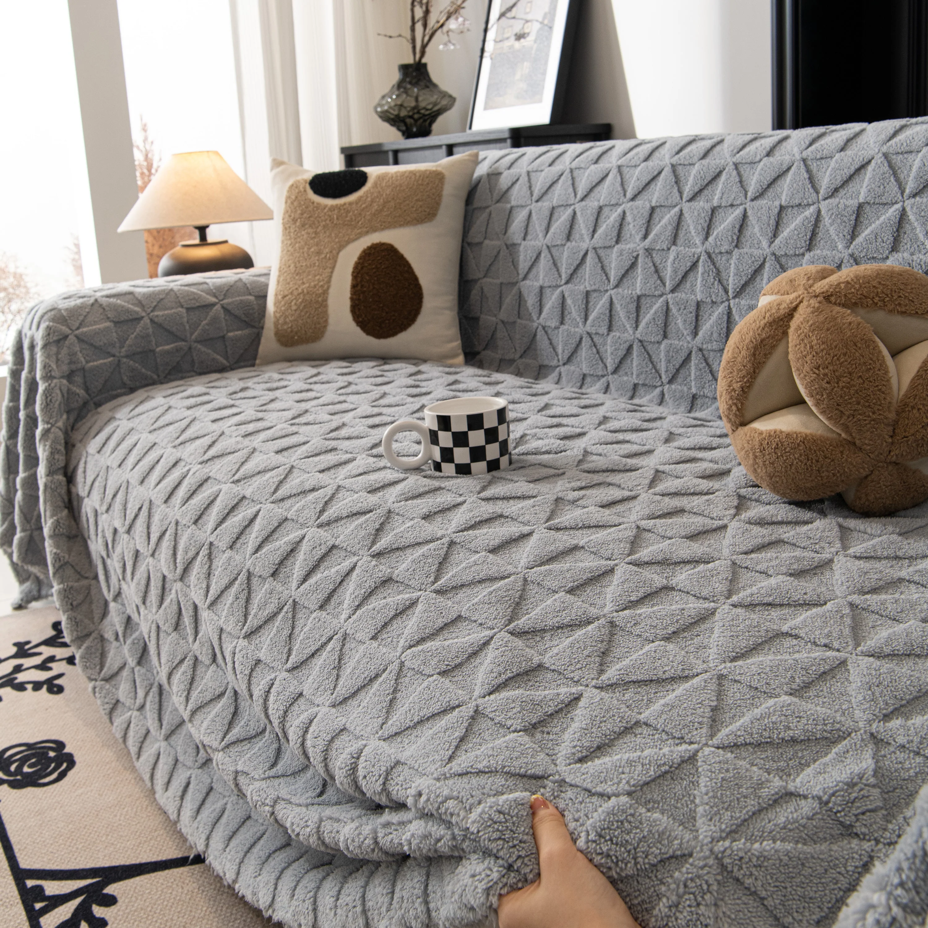 Plush Soft Couch Cover for Sofa and Furniture Lightweight Throw Blankets for Sectional Couch - Image 108