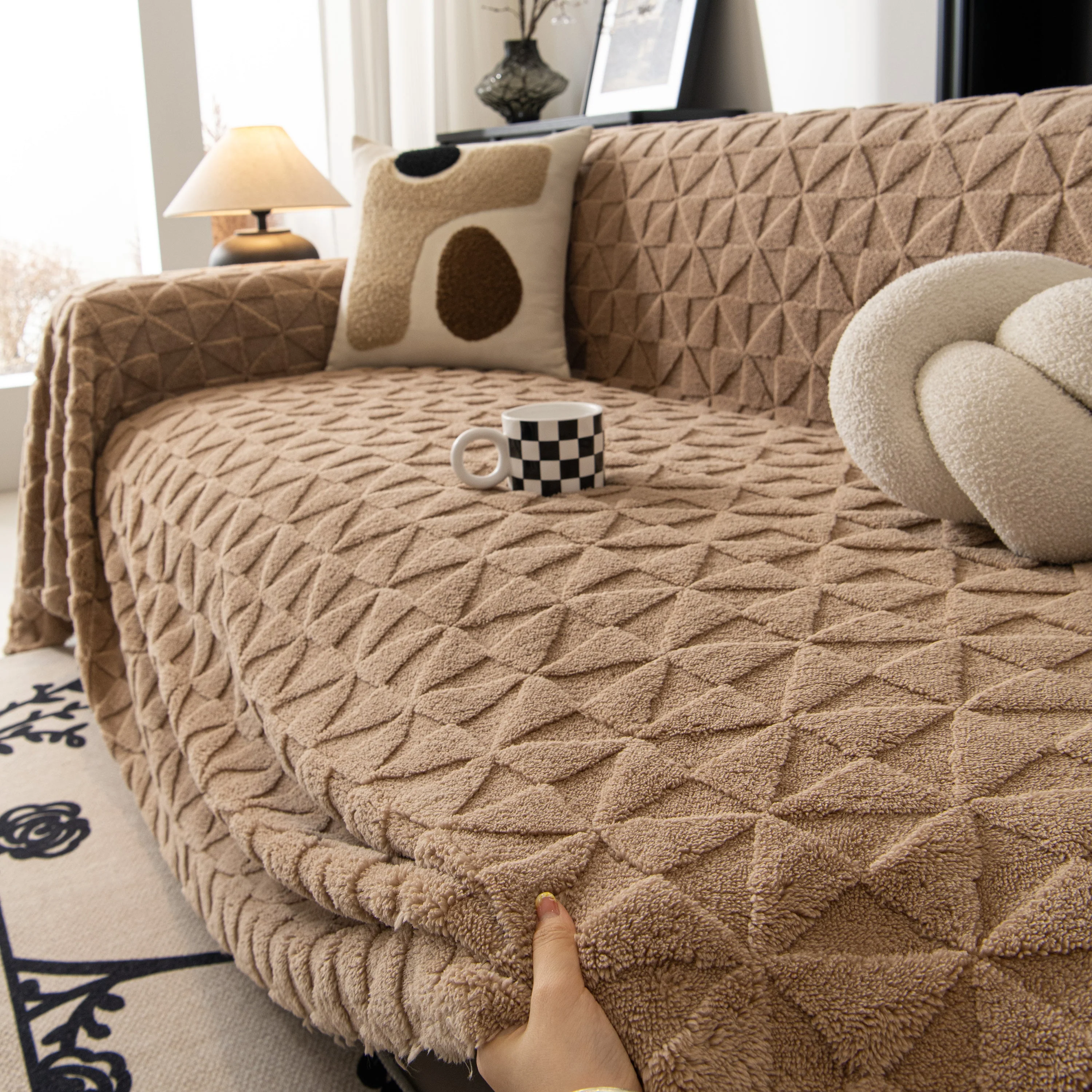 Plush Soft Couch Cover for Sofa and Furniture Lightweight Throw Blankets for Sectional Couch - Image 11