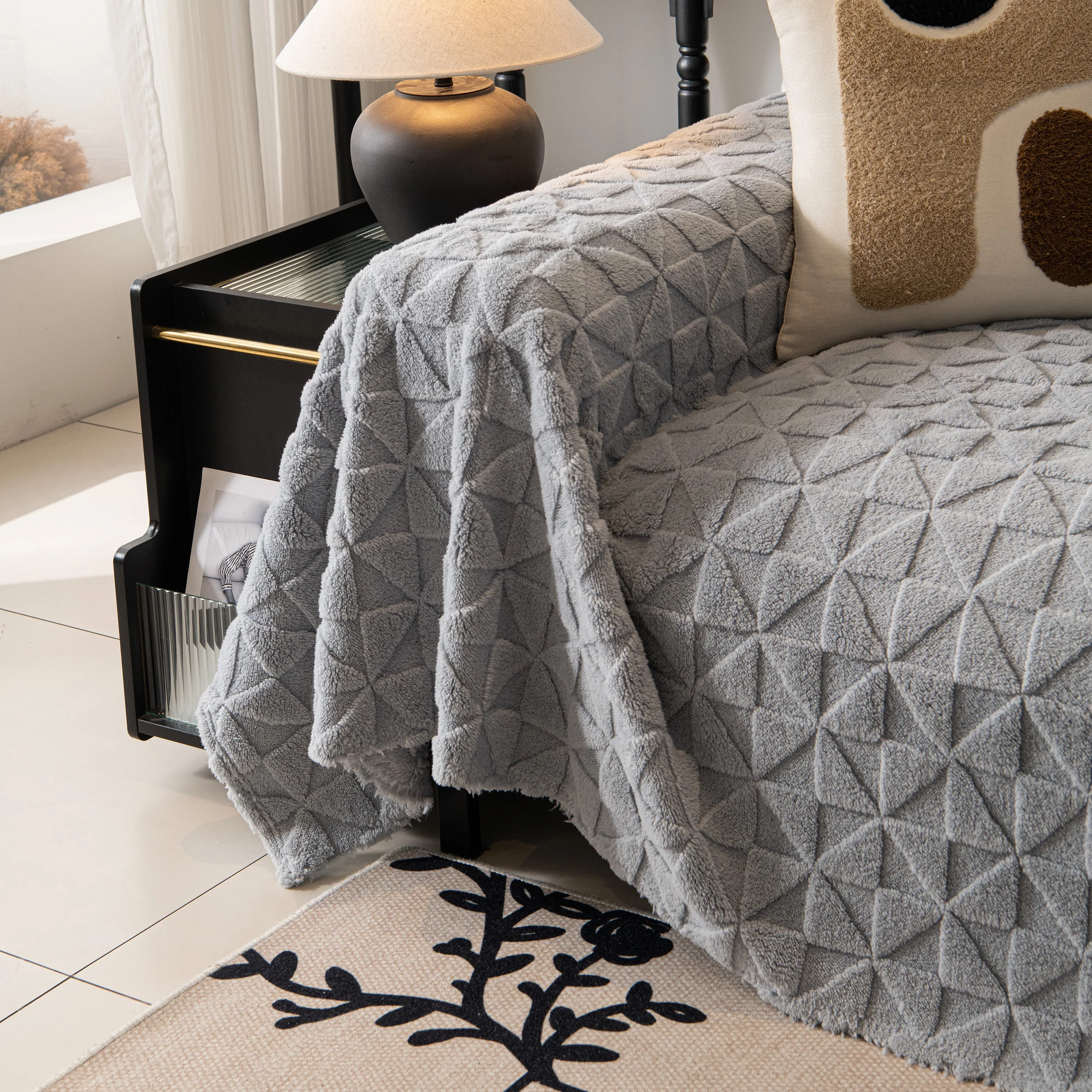 Plush Soft Couch Cover for Sofa and Furniture Lightweight Throw Blankets for Sectional Couch - Image 115