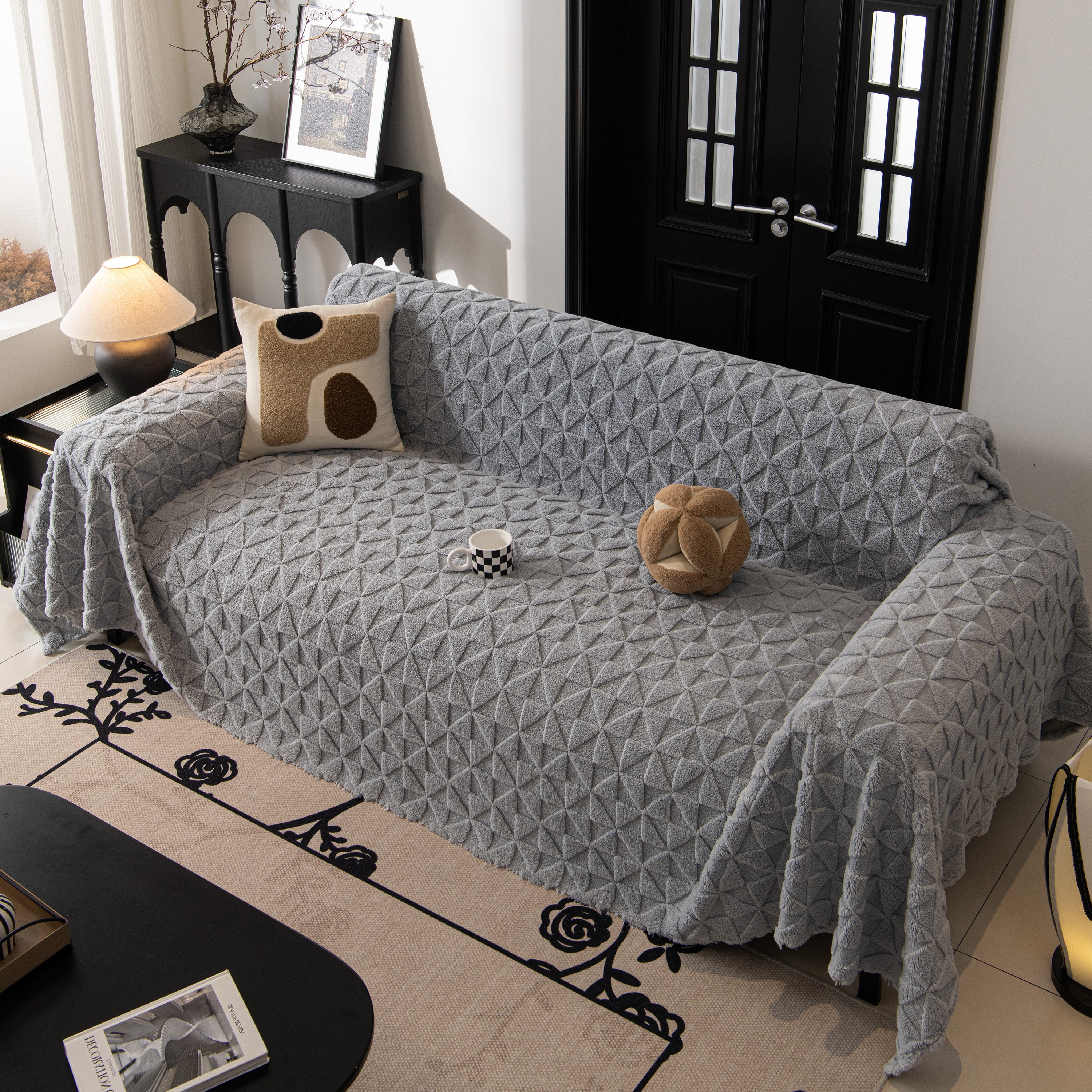 Plush Soft Couch Cover for Sofa and Furniture Lightweight Throw Blankets for Sectional Couch - Image 116