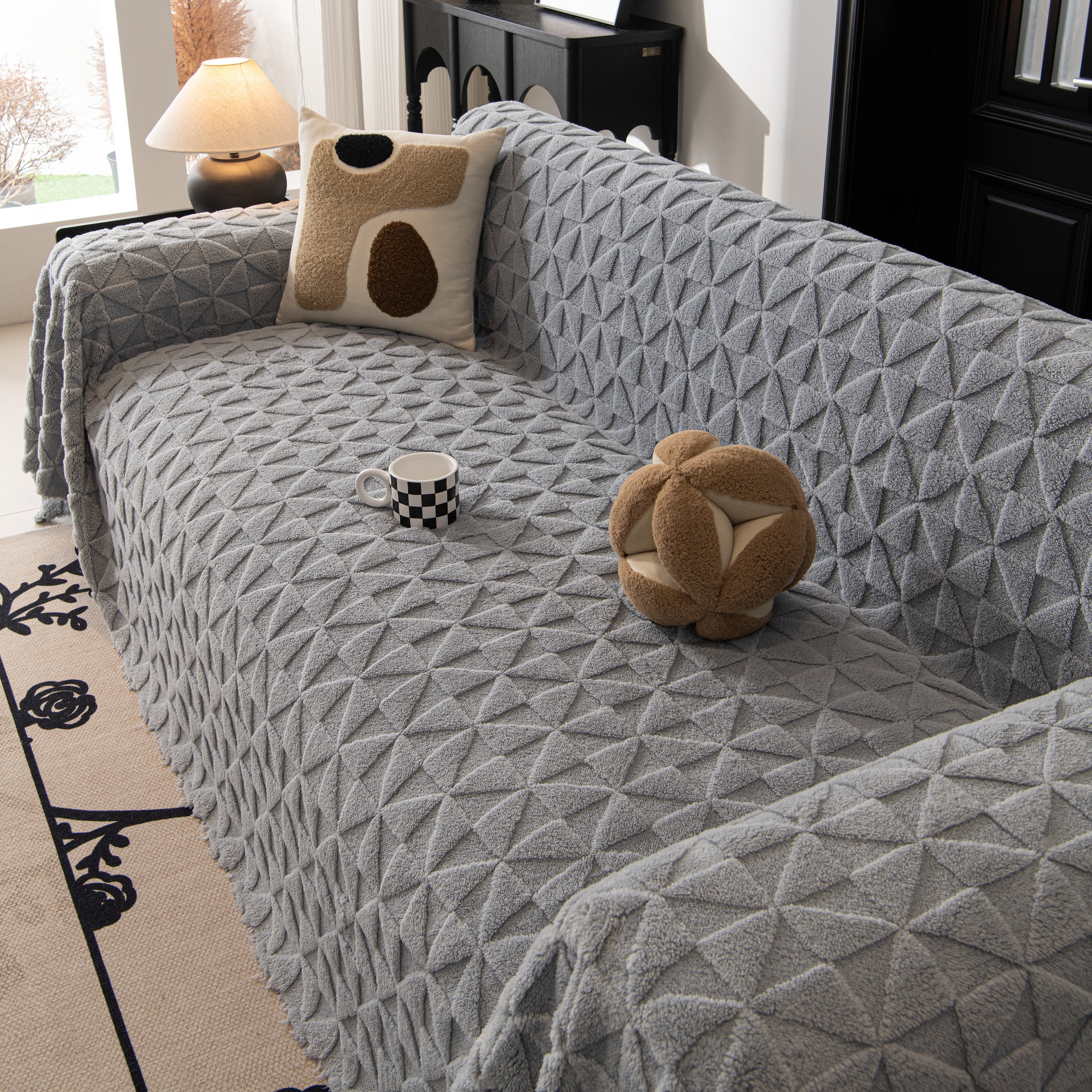 Plush Soft Couch Cover for Sofa and Furniture Lightweight Throw Blankets for Sectional Couch - Image 120