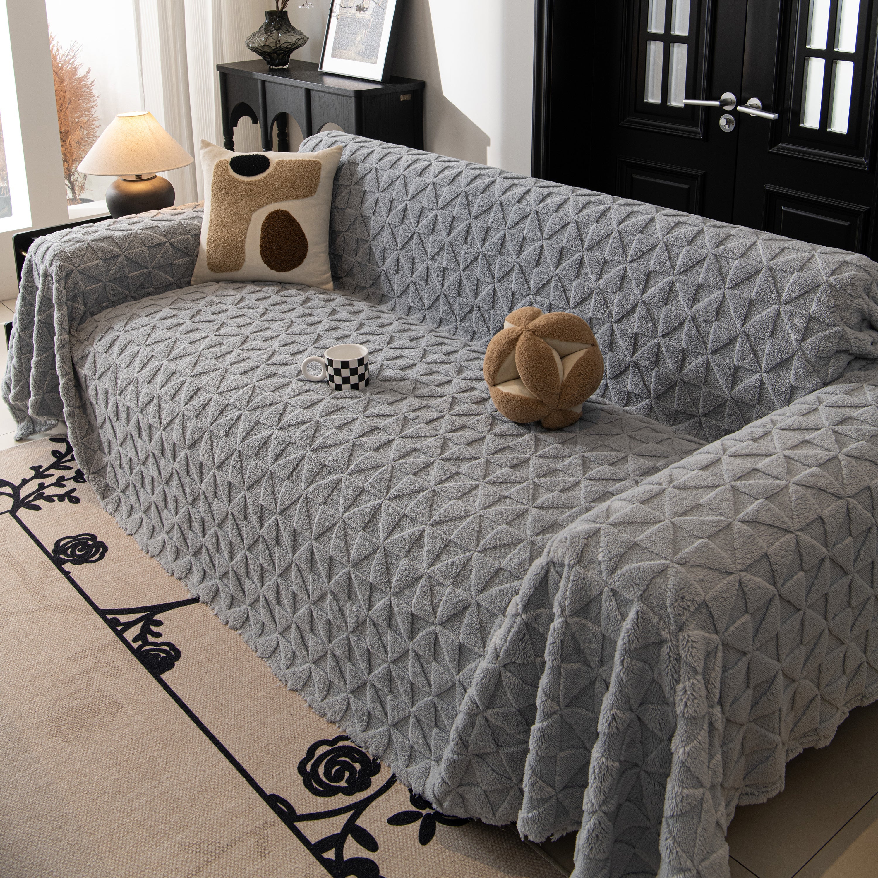 Plush Soft Couch Cover for Sofa and Furniture Lightweight Throw Blankets for Sectional Couch - Image 121