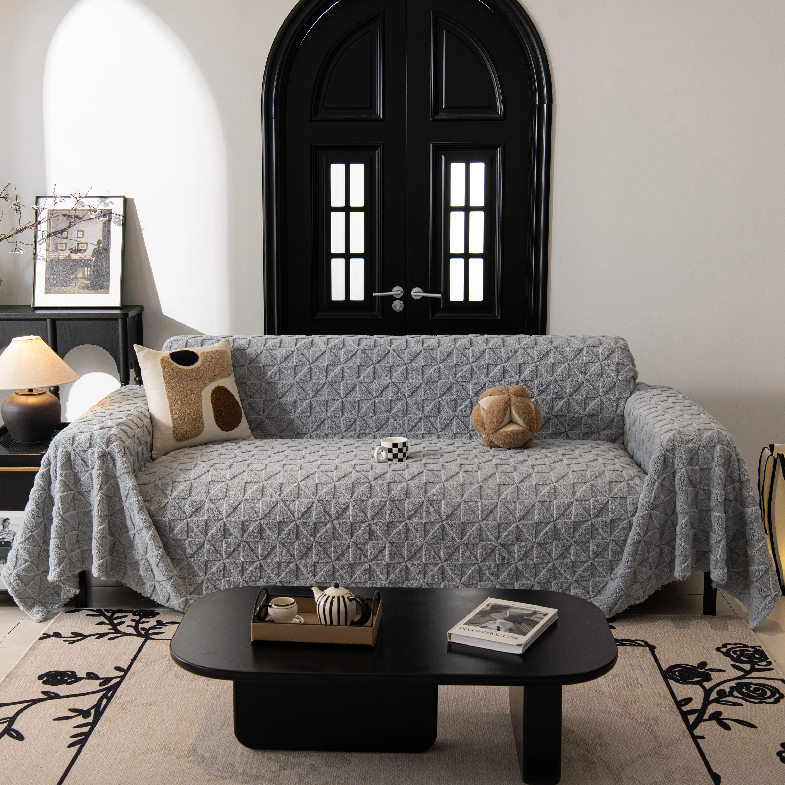 Plush Soft Couch Cover for Sofa and Furniture Lightweight Throw Blankets for Sectional Couch - Image 125