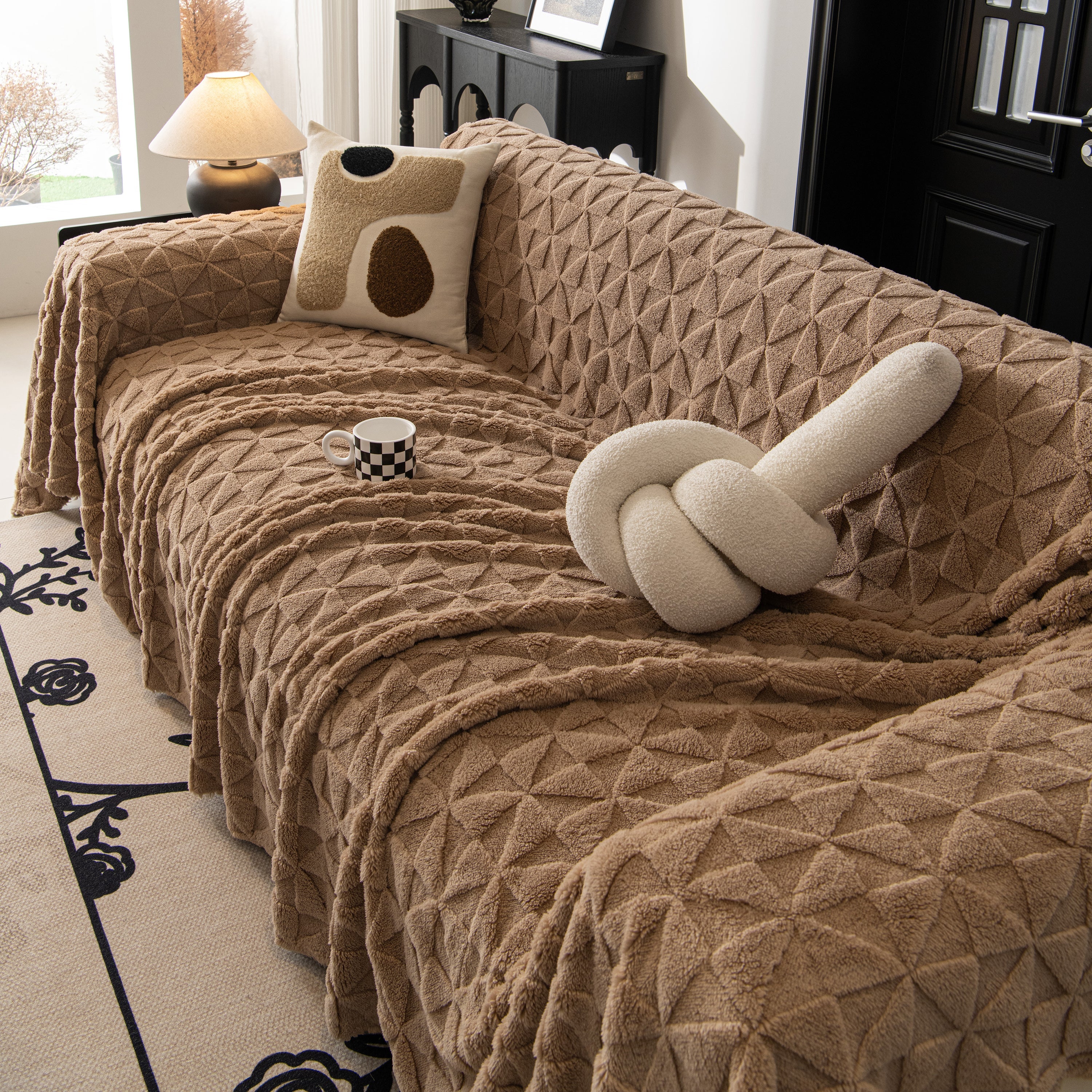Plush Soft Couch Cover for Sofa and Furniture Lightweight Throw Blankets for Sectional Couch - Image 13